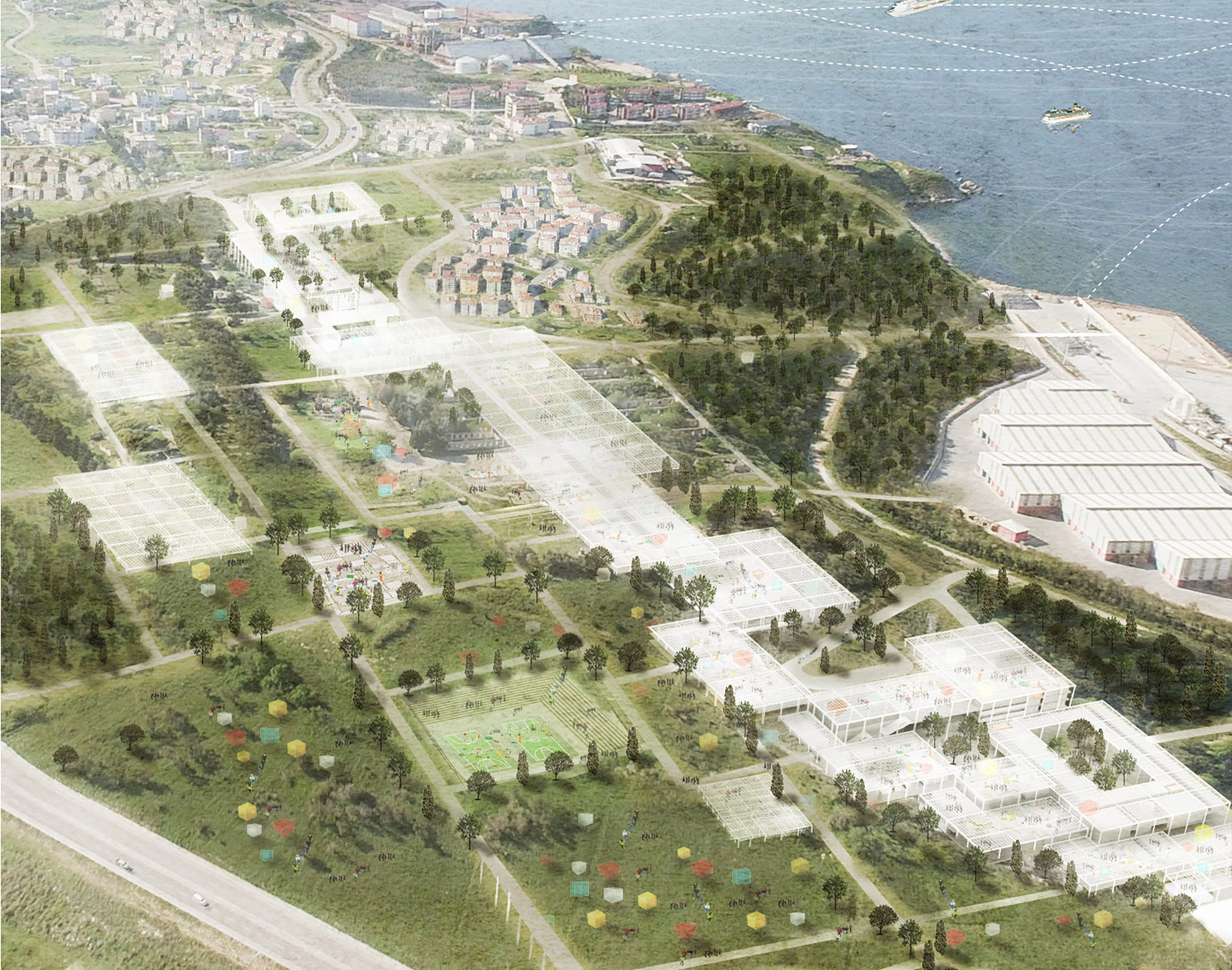 Bandirma Park | Creating patchworks of cultural scenes in an existing characterful natural landscape