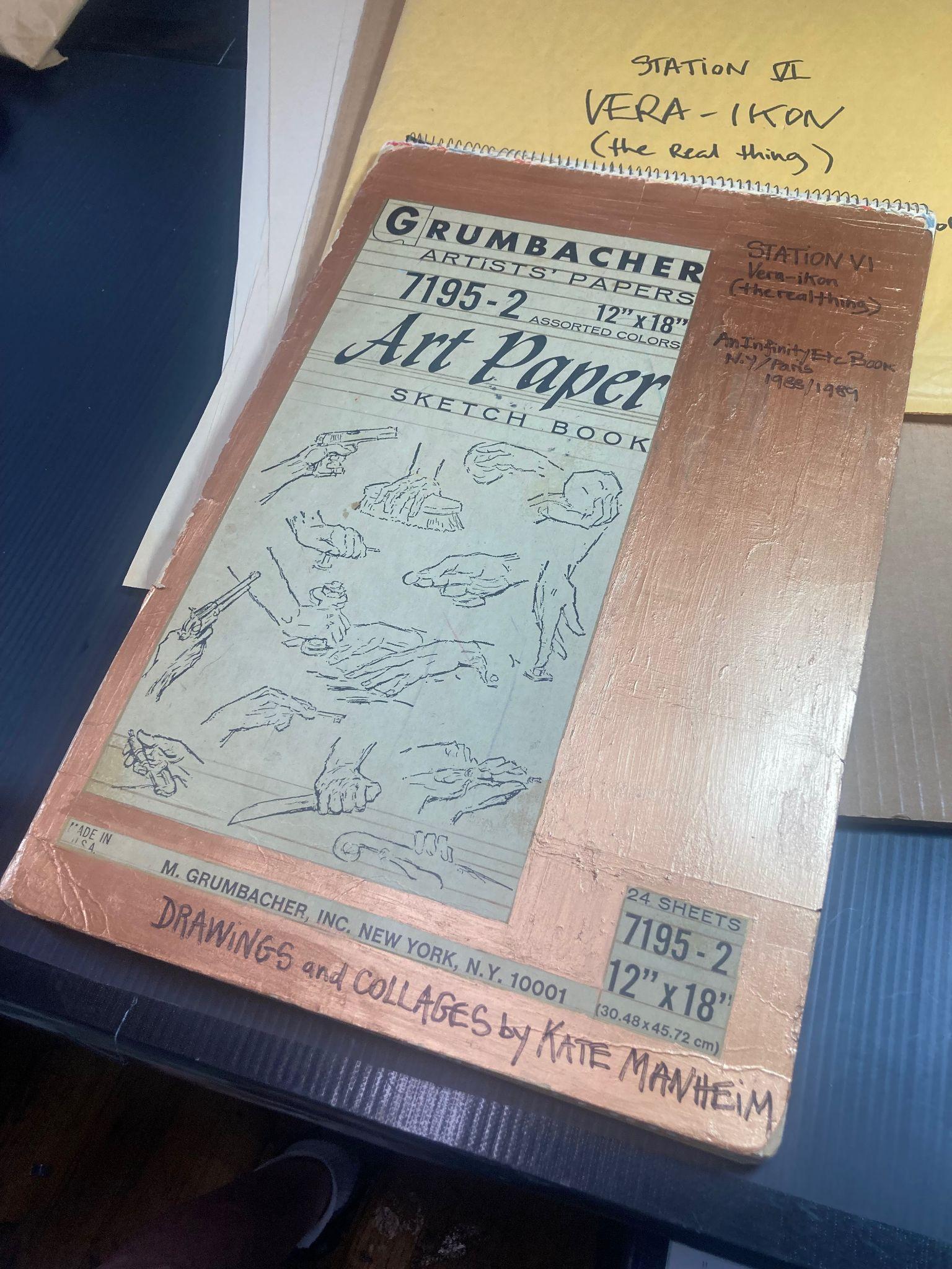 1987, mixed media, 12" x 18"