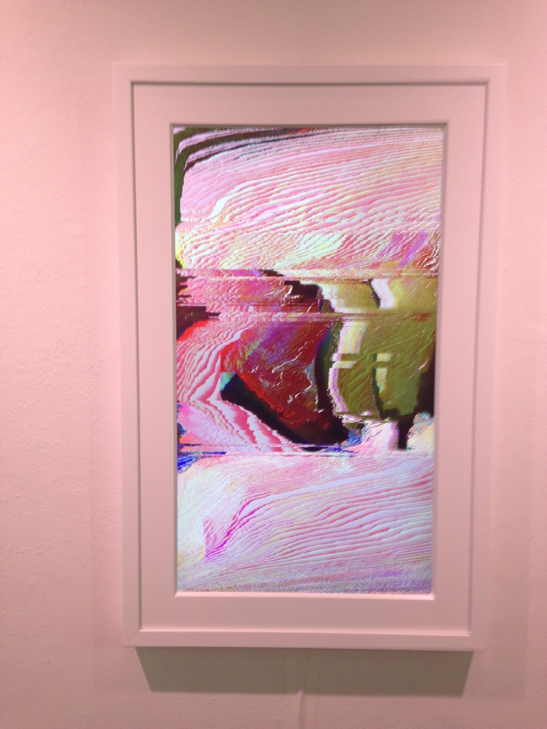 Algorithmic computer on display on the Meural digital canvas, 20"x30". 2016