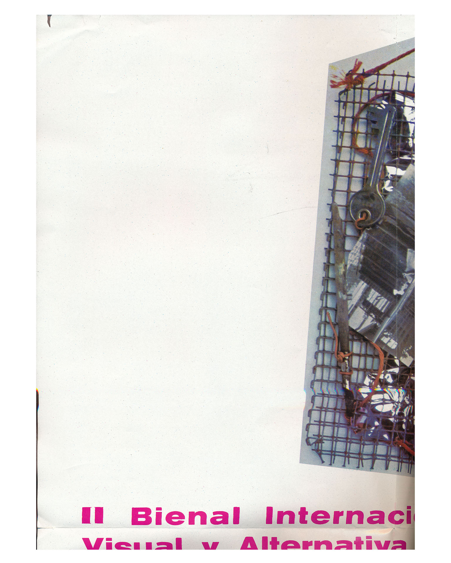 II Bienal Internacional de Poesía Visual y Alternativa en México 1987-1988, Invitación, México, 1987