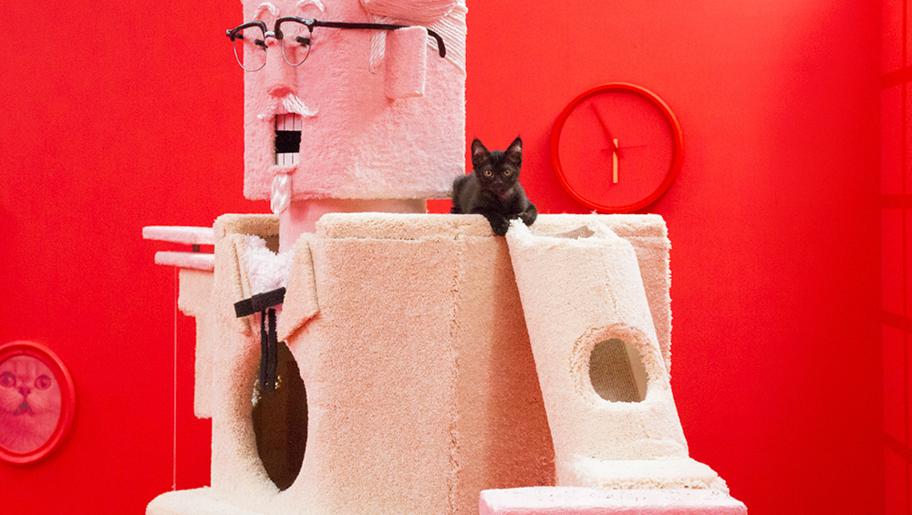 KFC 'COLONEL SANDERS CAT CLIMBER'