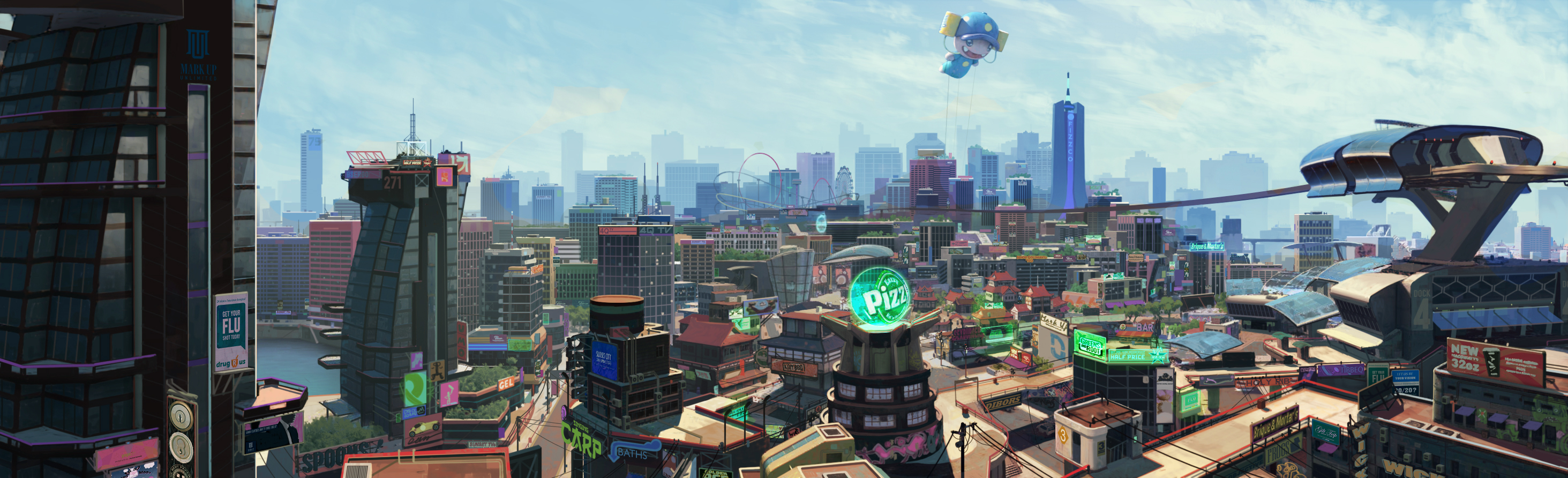 Sunset Overdrive Wallpaper  Sunset overdrive, Sunset city, Sunset