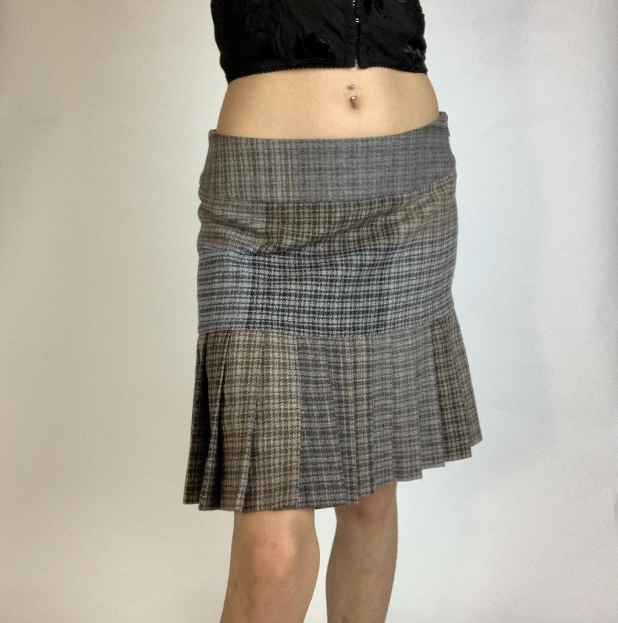 Vivienne Westwood Tweed Plaid Skirt - 𝓈𝑜𝓁𝒹