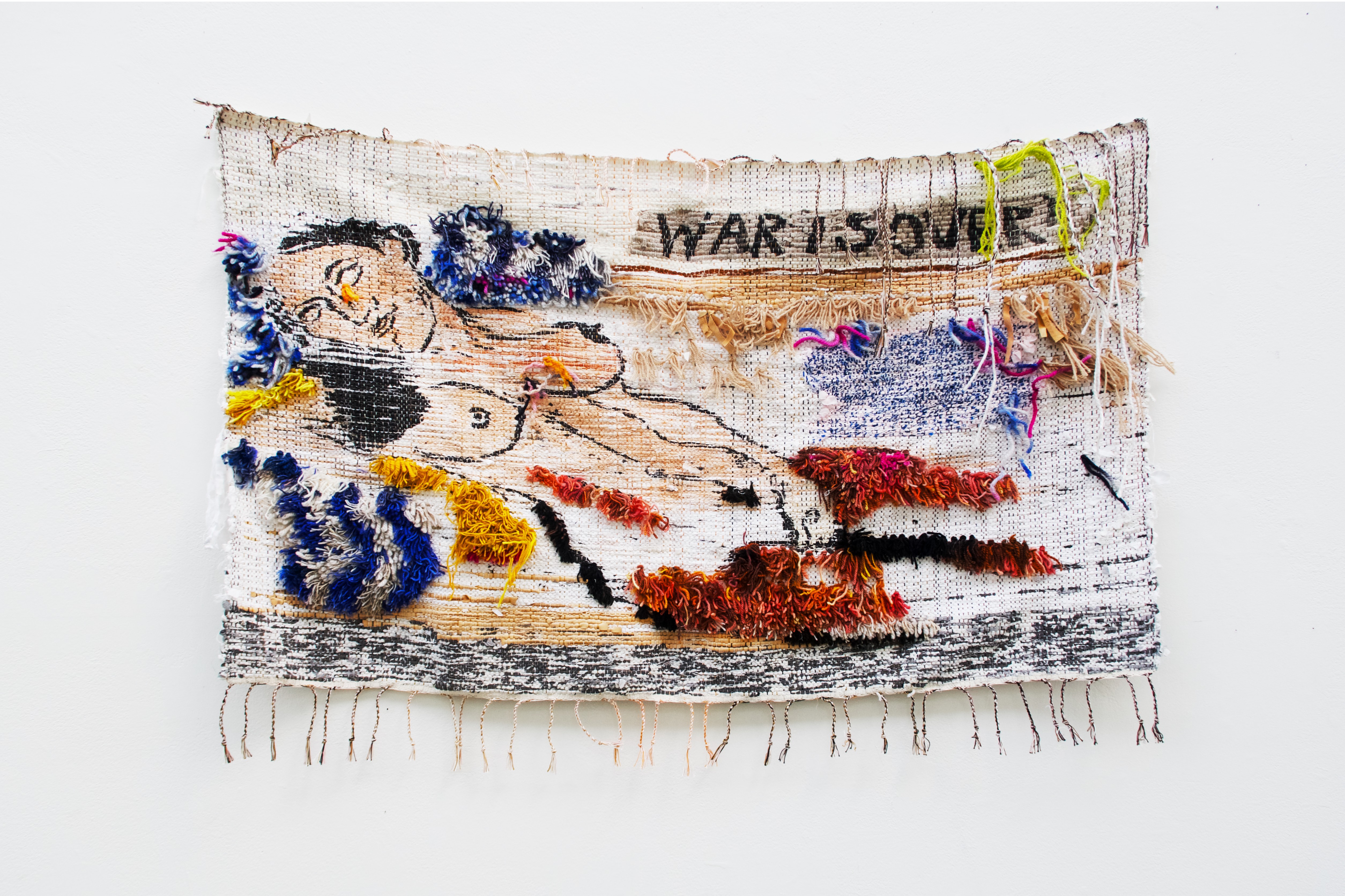 "Nu allongé sur le canapé, with her eyes shot" 2019