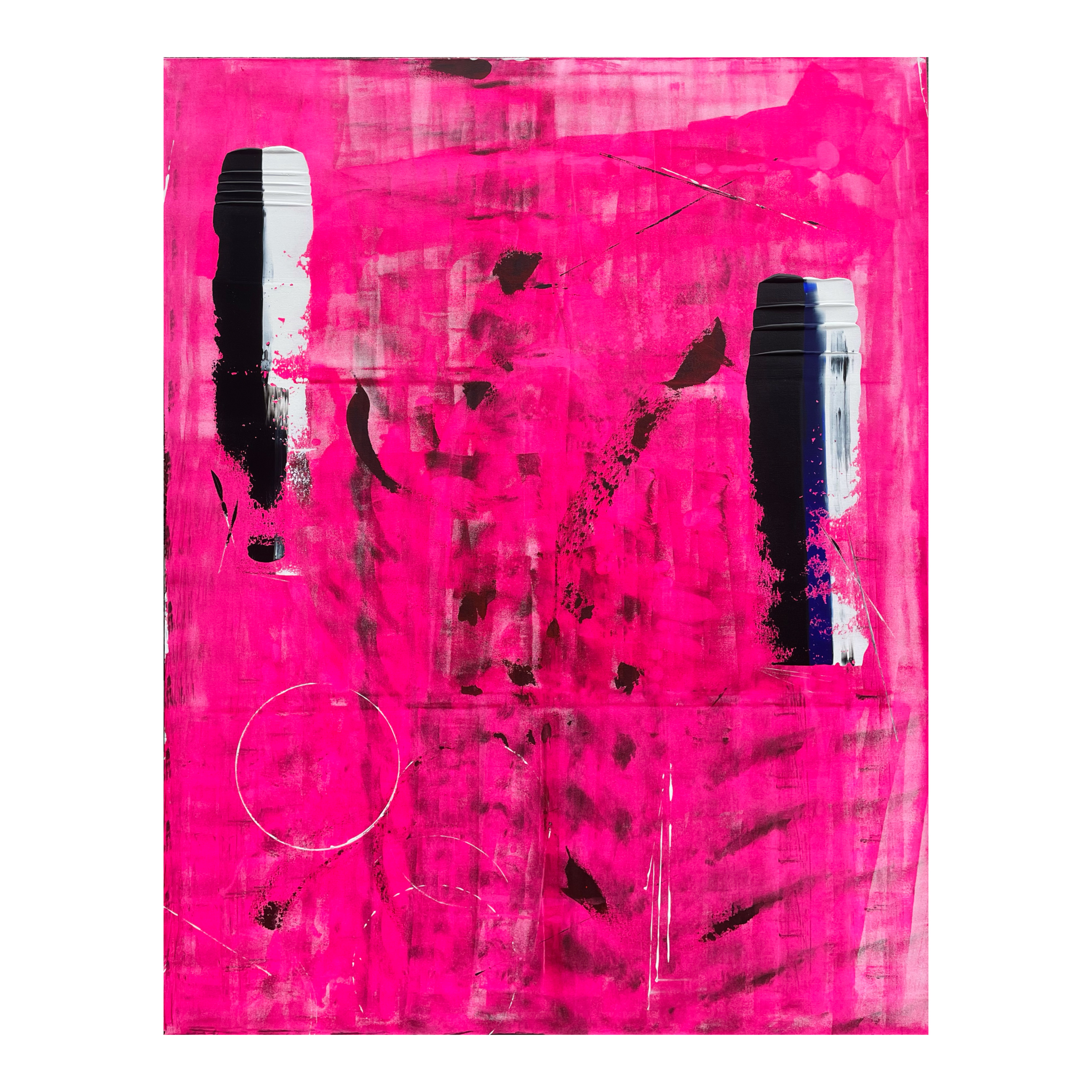 PINK EMERALD LIGHT, STRANGE & ETERNAL // 4'x5'