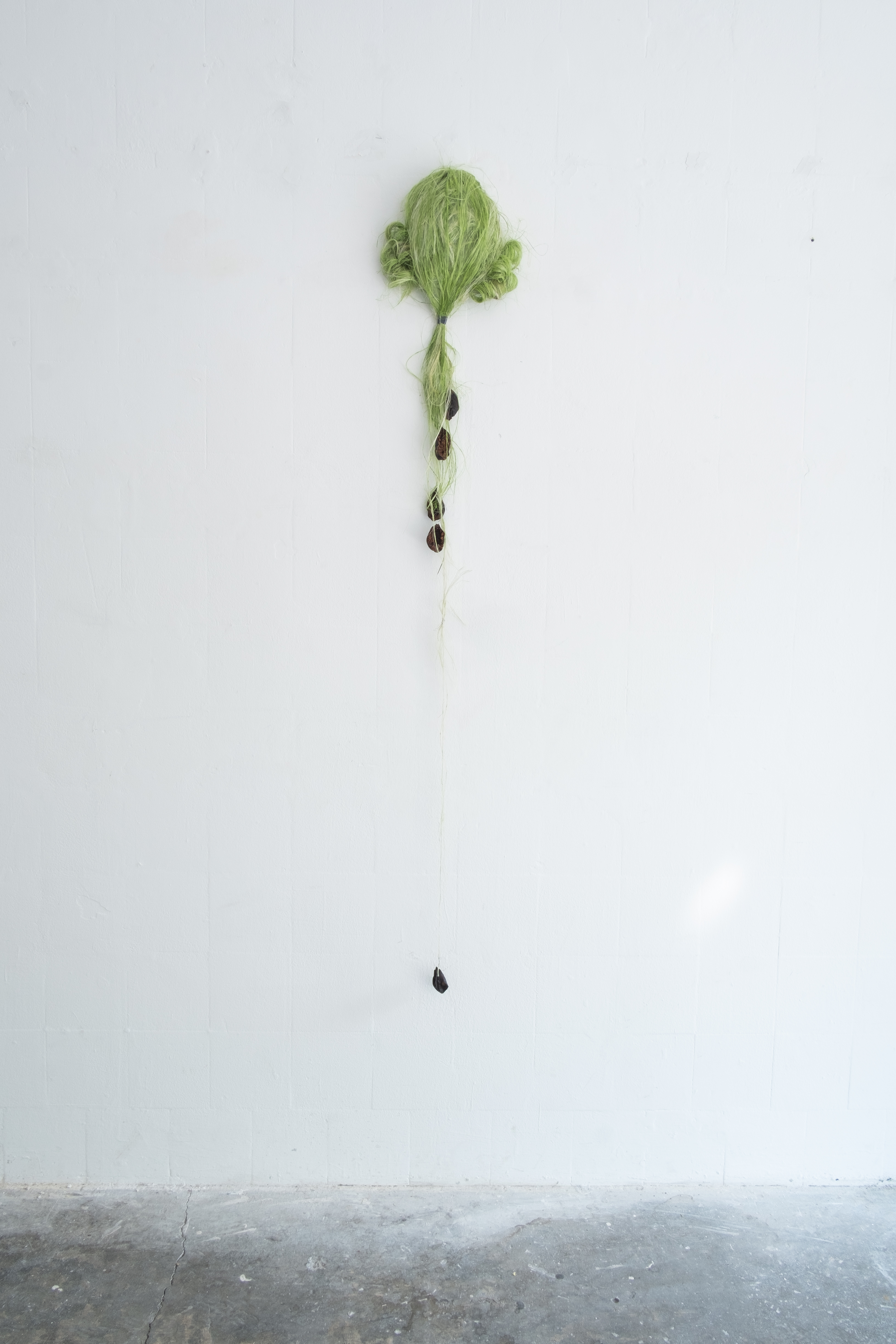 The Marquess, 2022, yucca fibre, dried figs and mild steel. Jasmine Pajdak