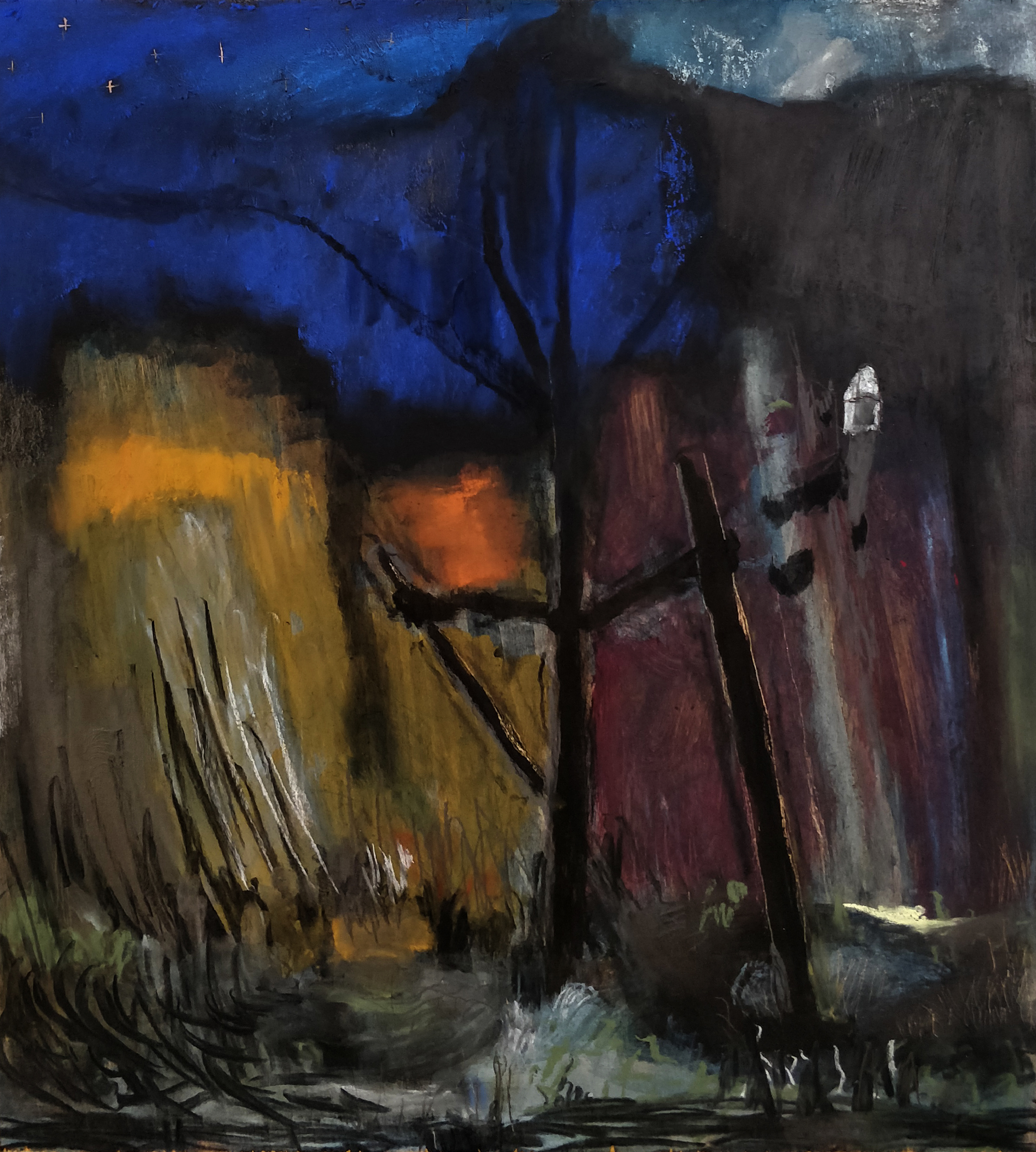 Forest guardian, 44 x 49 cm, 2021