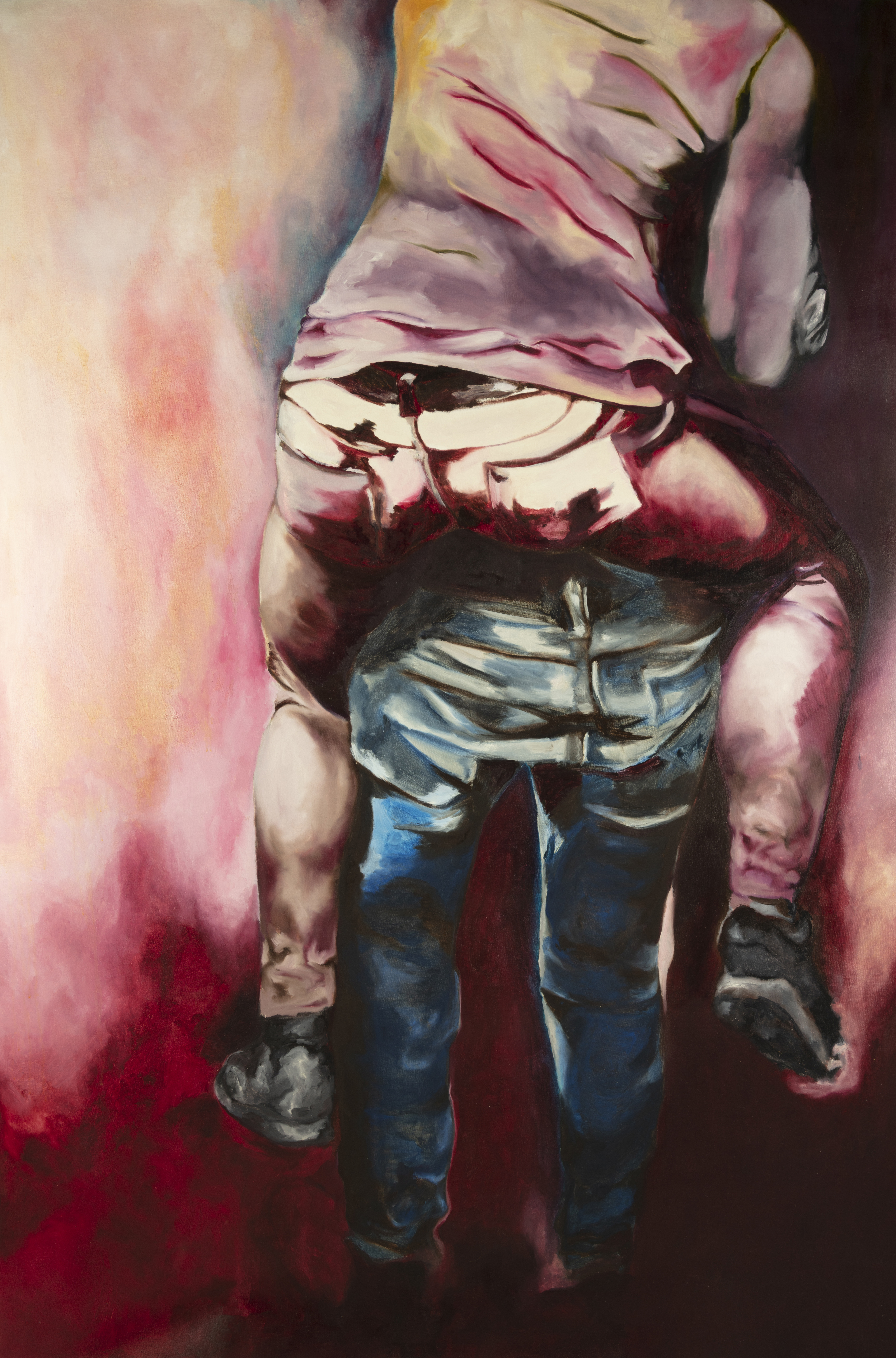 A melancholic party 1/2, Oil on canvas, 180 x 120, 2020