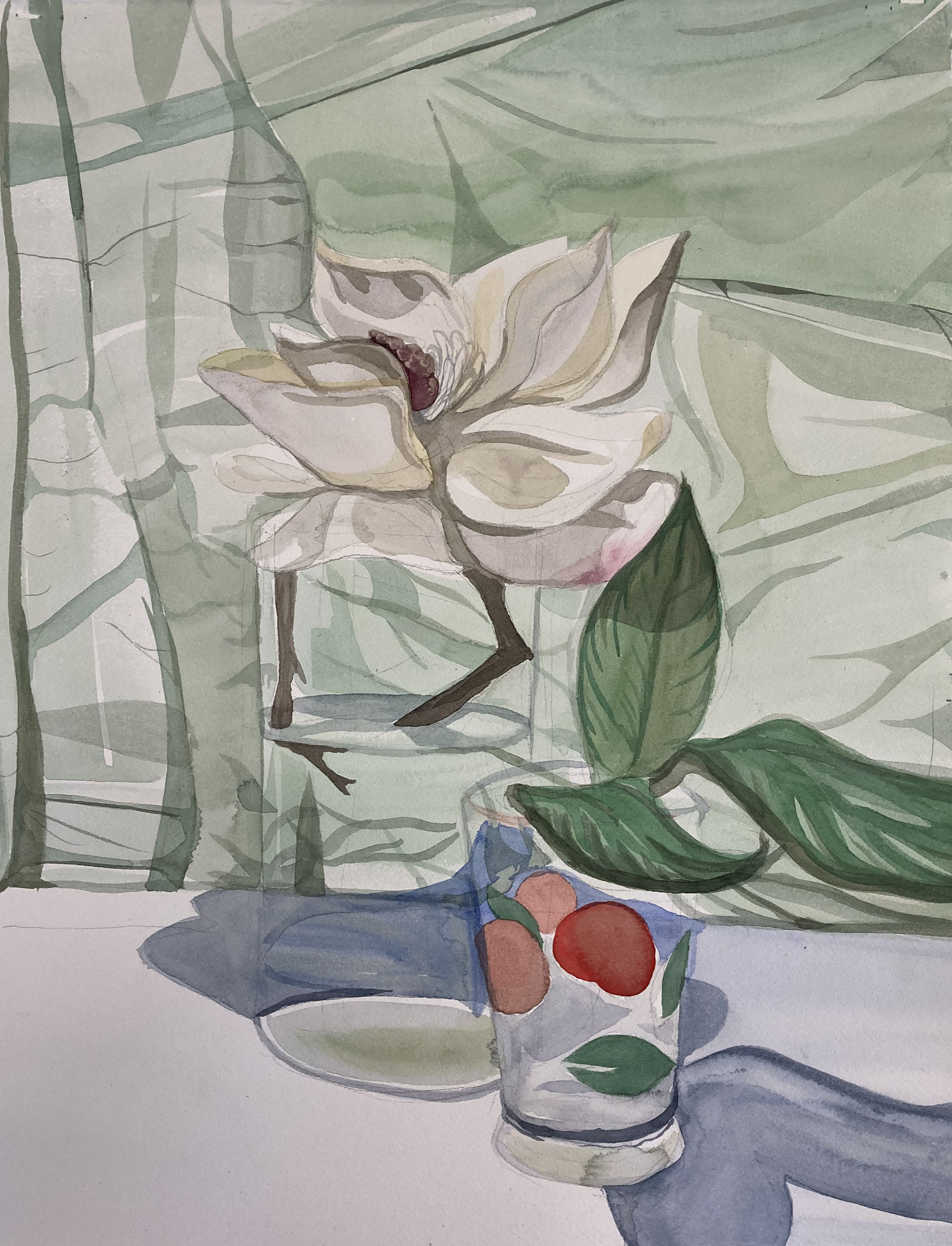 2 Hour Still Life Study, Watercolor, 2022