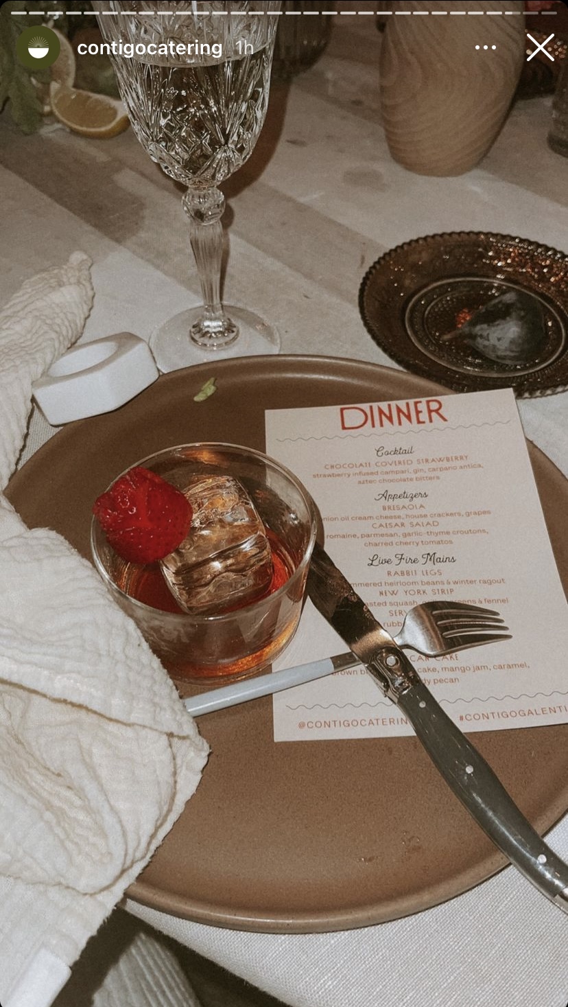 Menu design