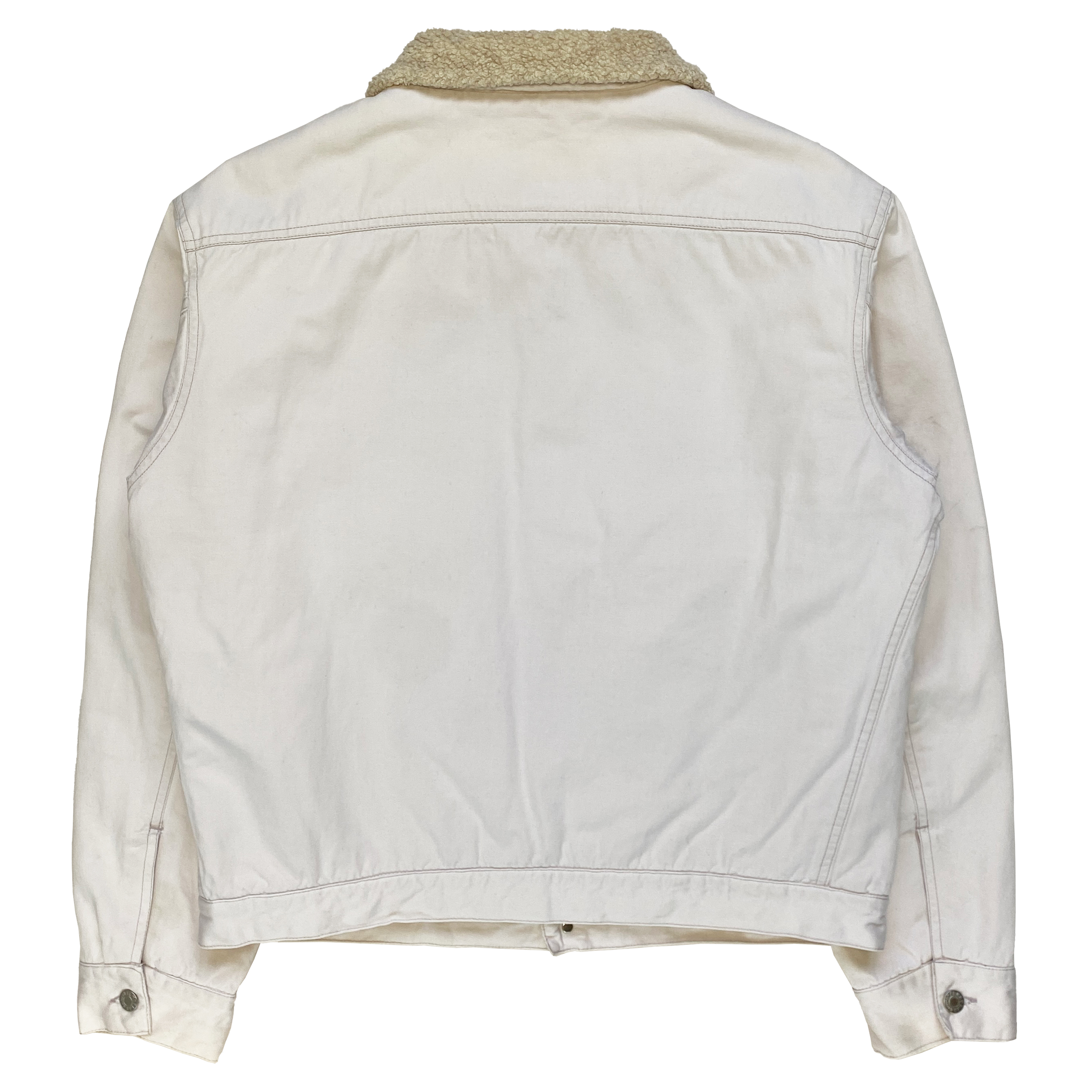 Supreme Levi's Bleached Sherpa Trucker Jacket