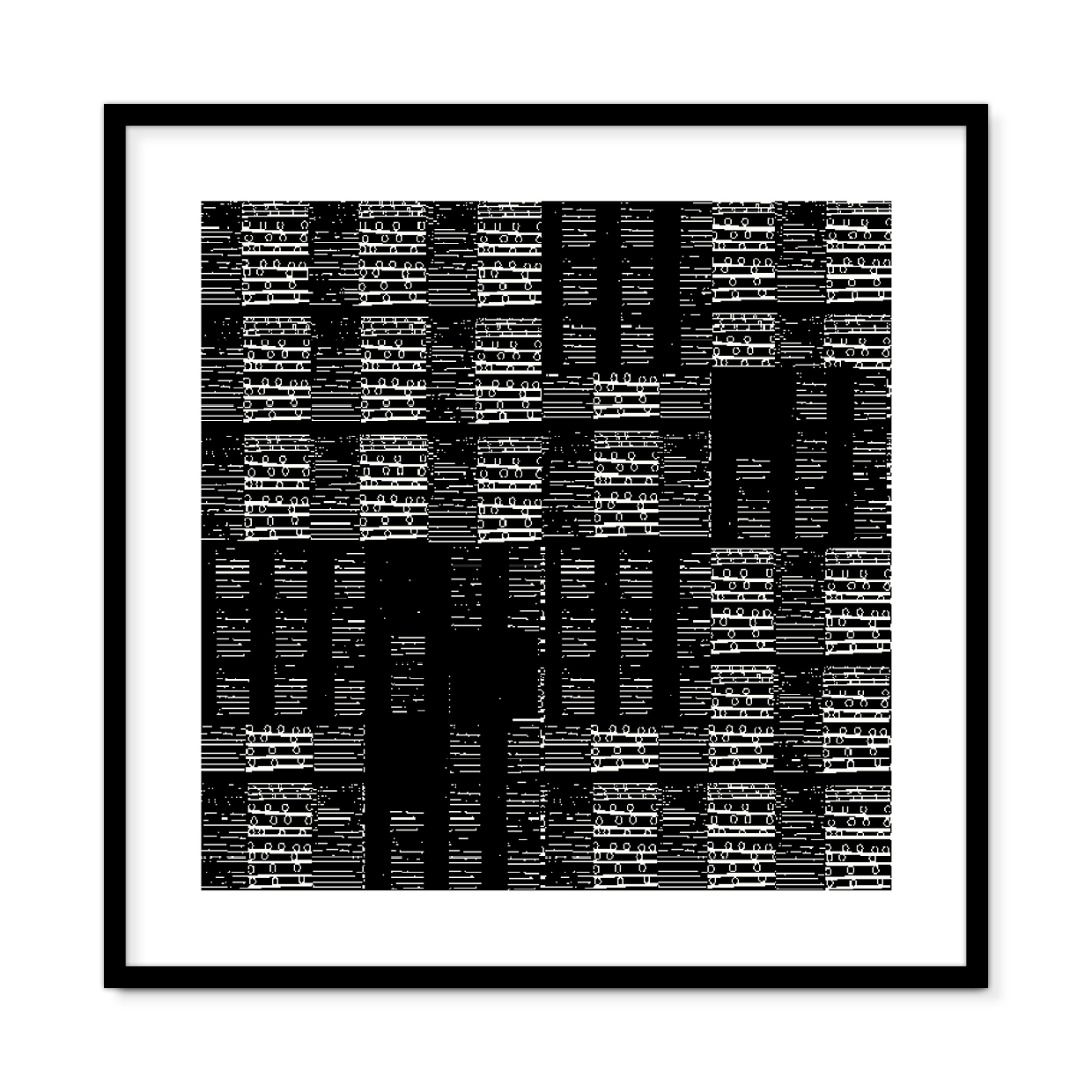 "Unreadable Patterns / 20"   Giclée fine art print on Hahnemühle Watercolour paper / Variable dimensions / Edition of 6