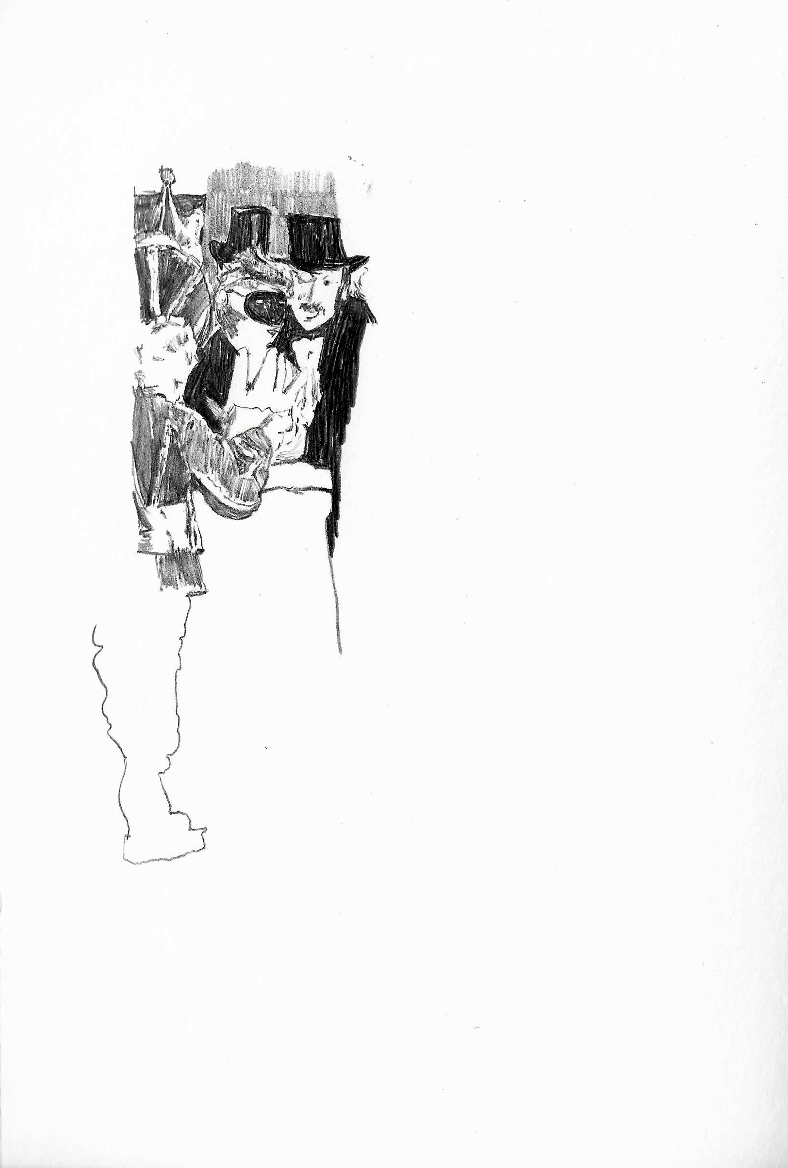 "Untitled", 2021. Pencil on paper, 29,7 x 21 cm