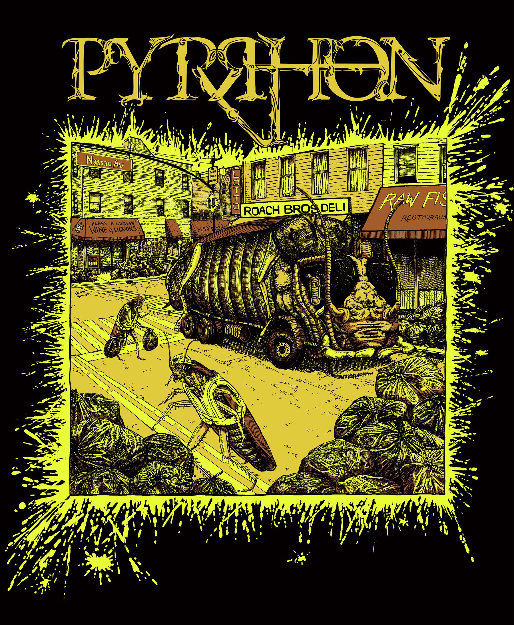 T-shirt for NYC metal band Pyrrhon