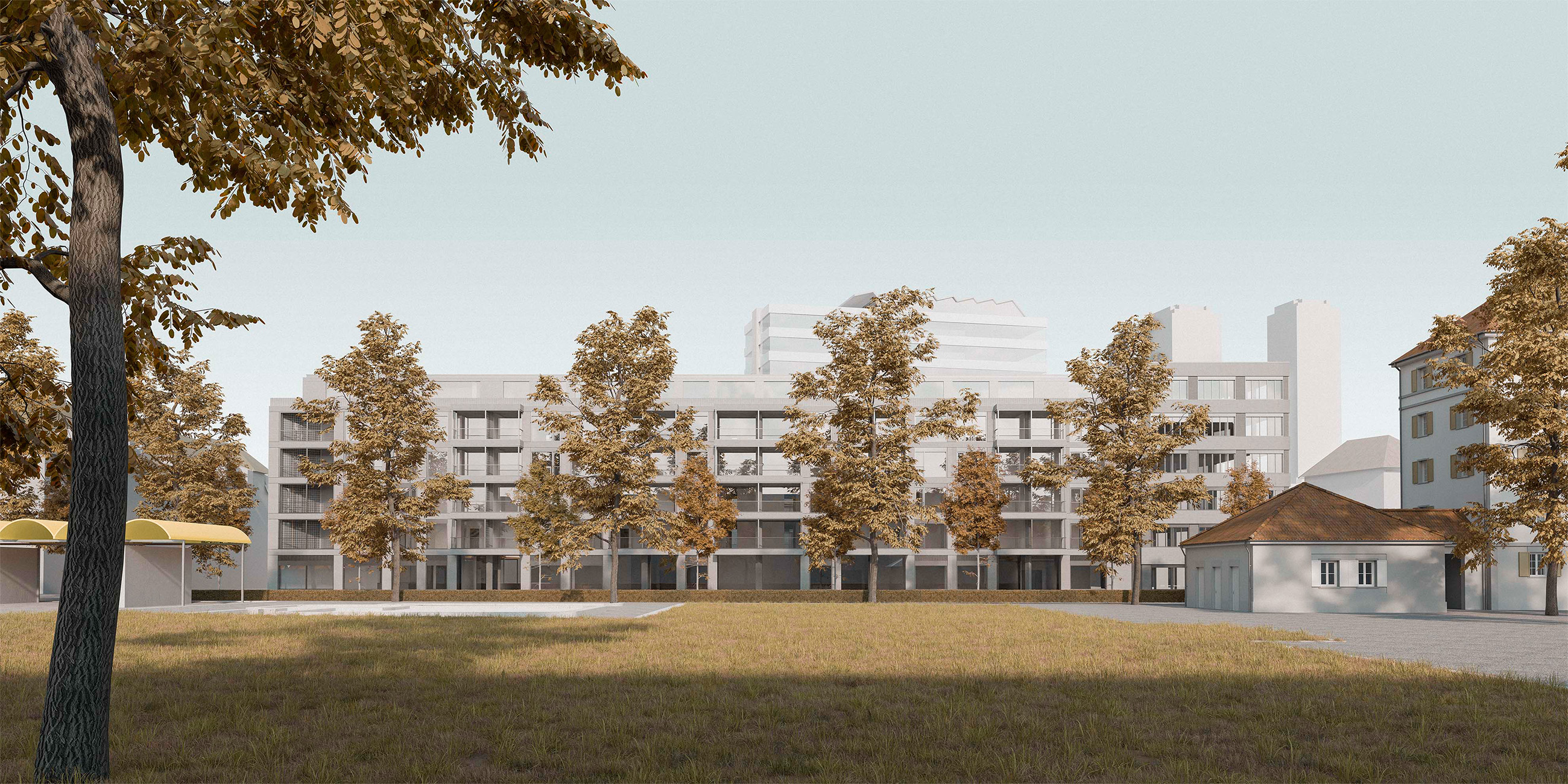 Wohn- und Geschäftshaus Badenerstrasse, Zürich / Wettbewerb - op arch