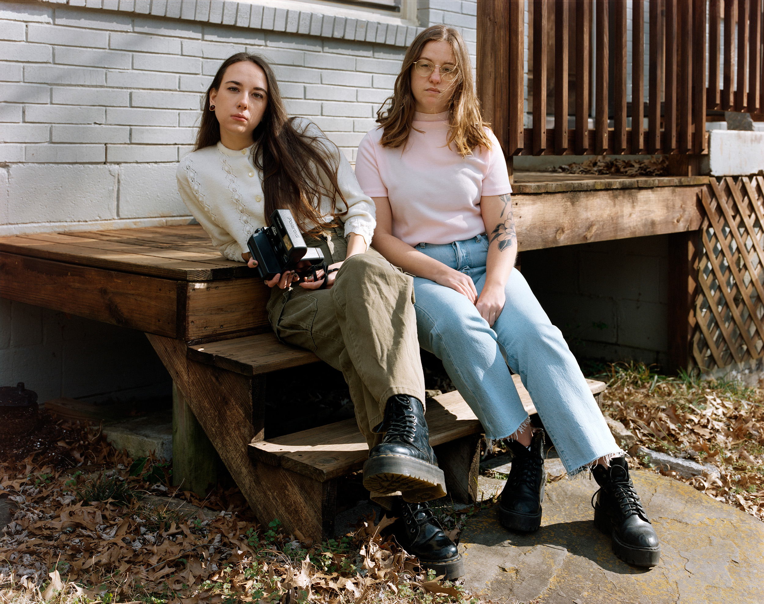 Rowan and Cheyenne, 40 x 50", inkjet print, 2022