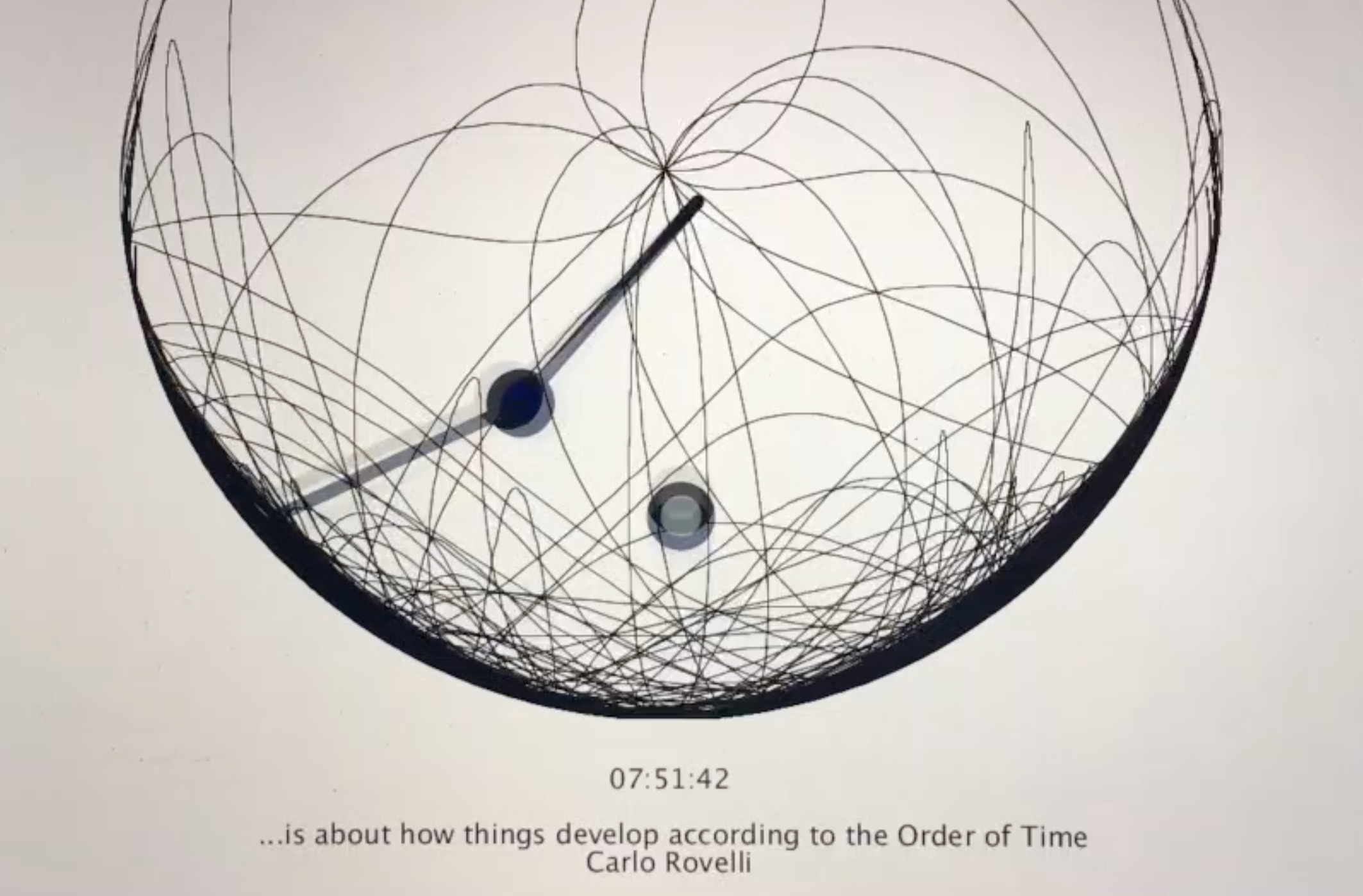 order of time