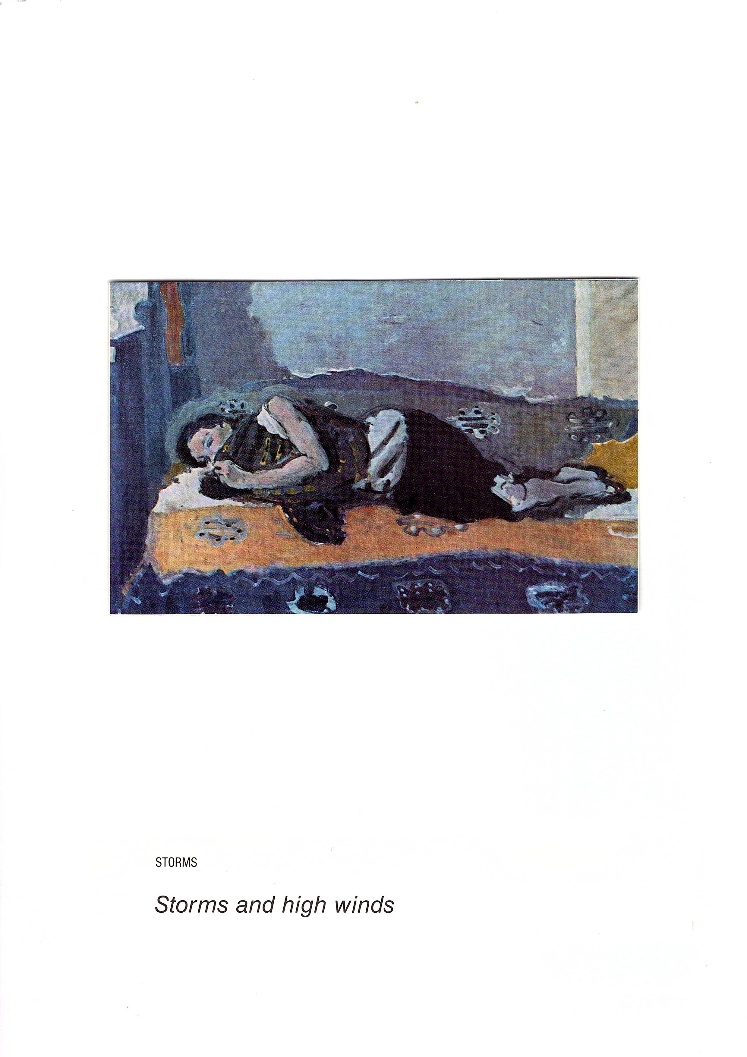 Storms and High Winds, 2023, Collage on Paper, 21.7 X 28 cm