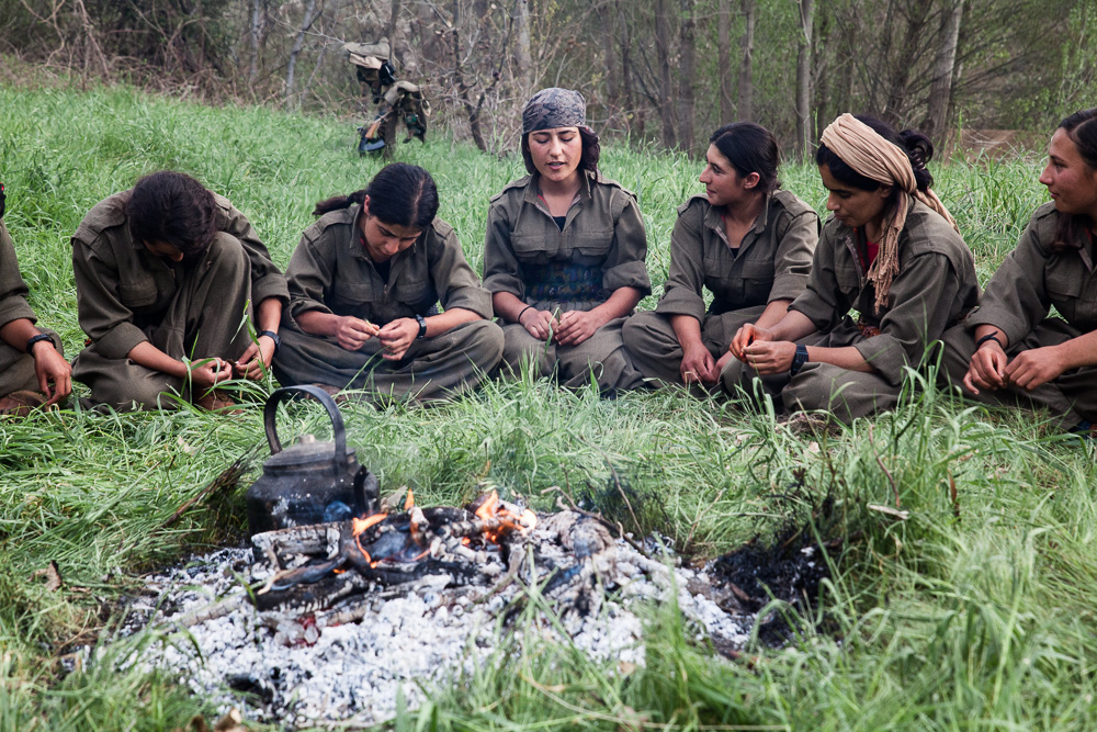Qandil, kurdistan. La culture kurde se transmet aussi &agrave; travers le chant.