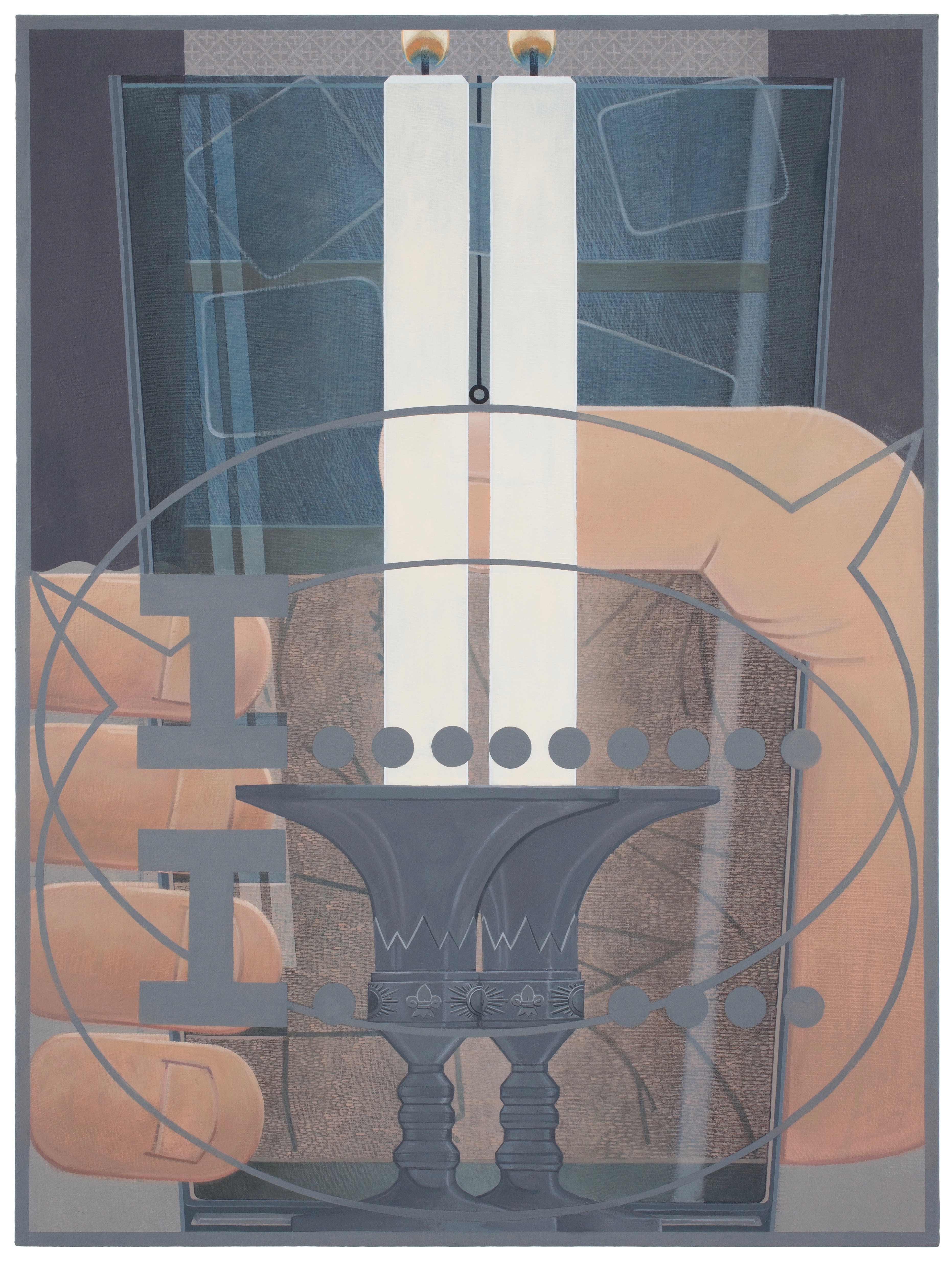 I's, 40" x 30", 2018