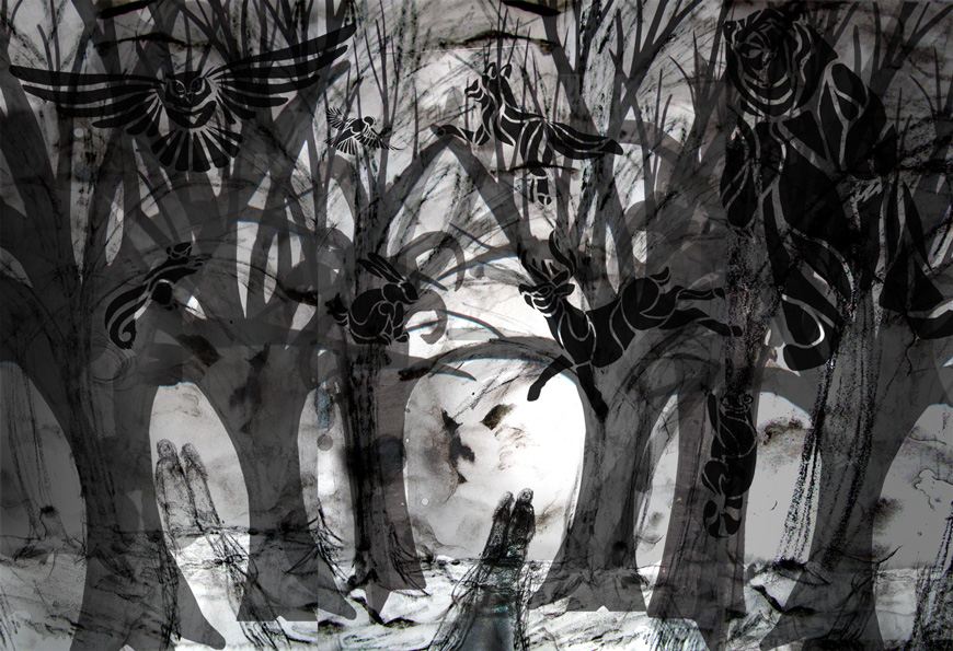 The Forest, collage, Adobe Photoshop CS3, October 2010