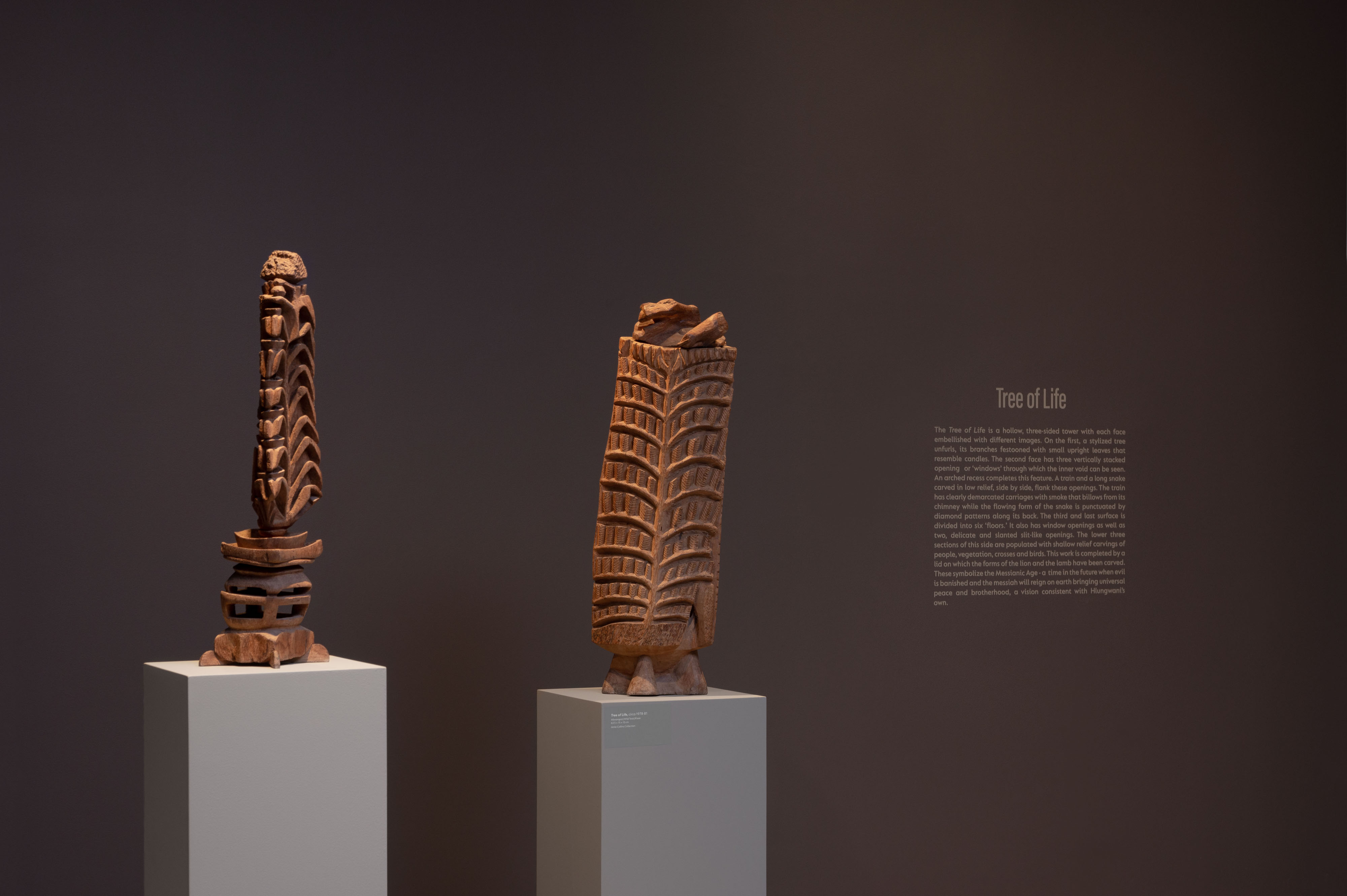 Installation view of Alt and Omega: Jackson Hlungwani.