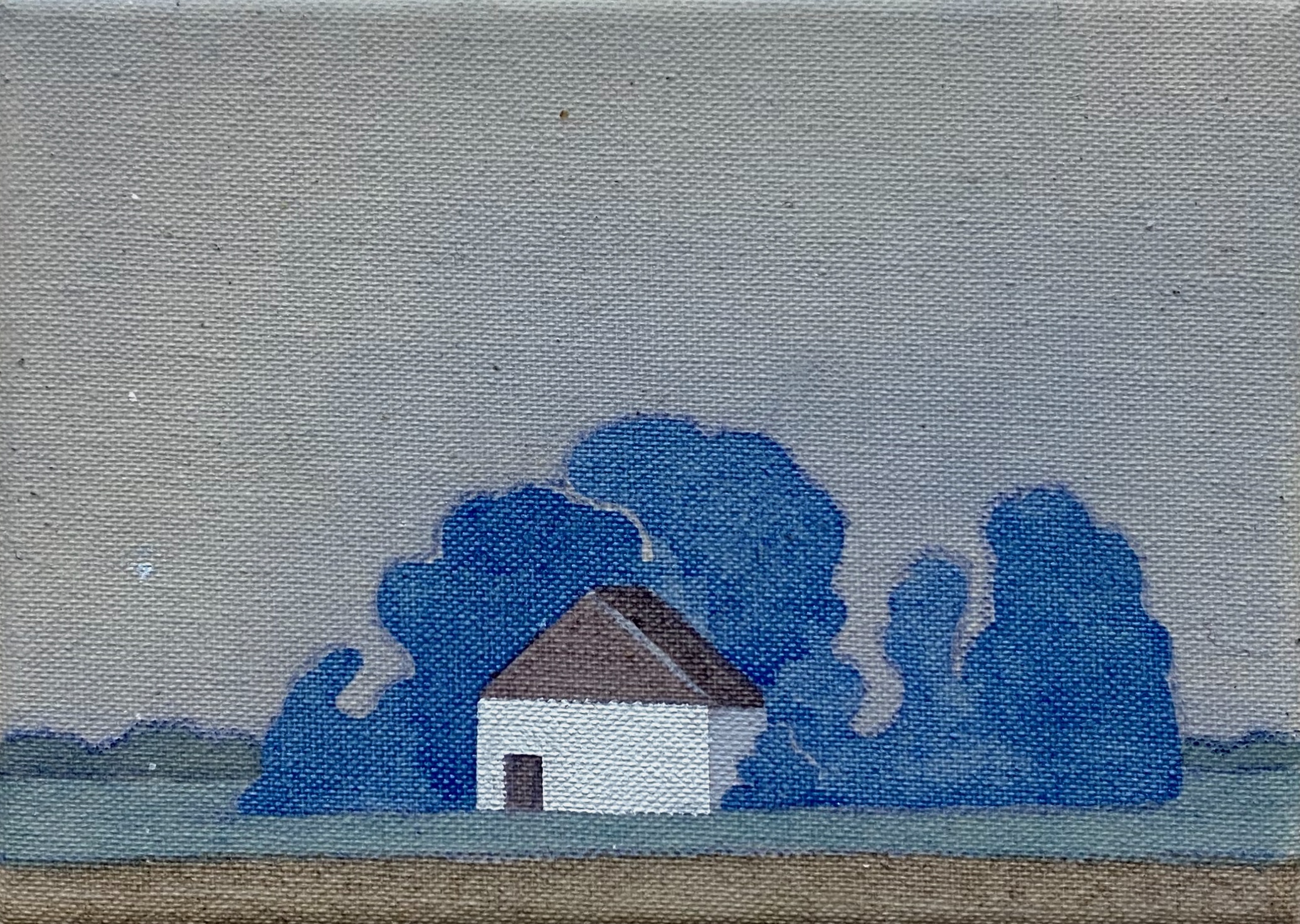 Dreamer #3, Acrylic and pencil on canvas, 13x18cm, 2024