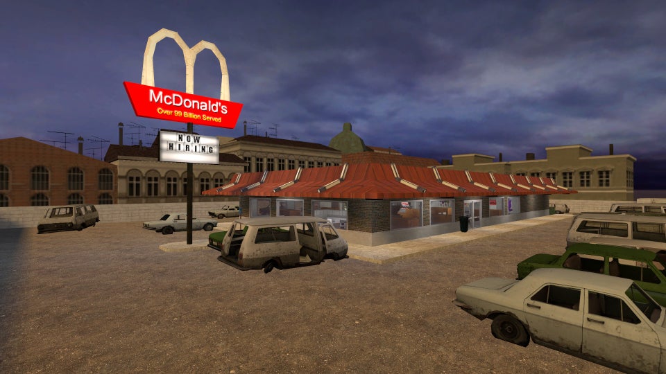 Mcdonald’s in Gmod (not built by me)