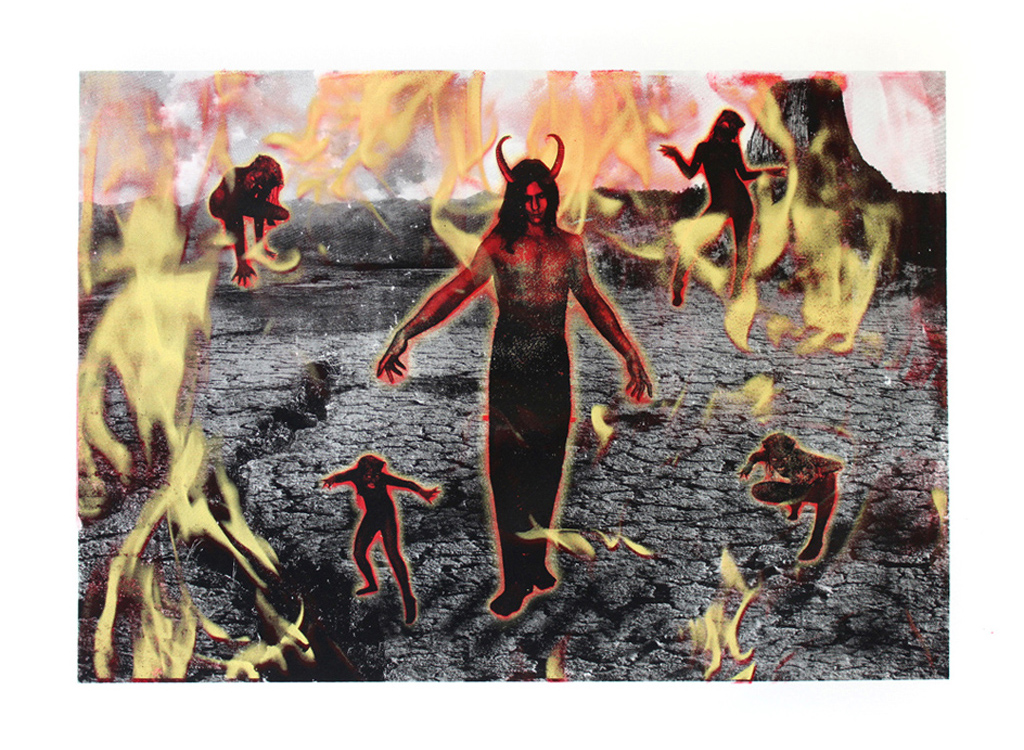 Asmodeus, photo serigraphy, May 2012, 22" x 30