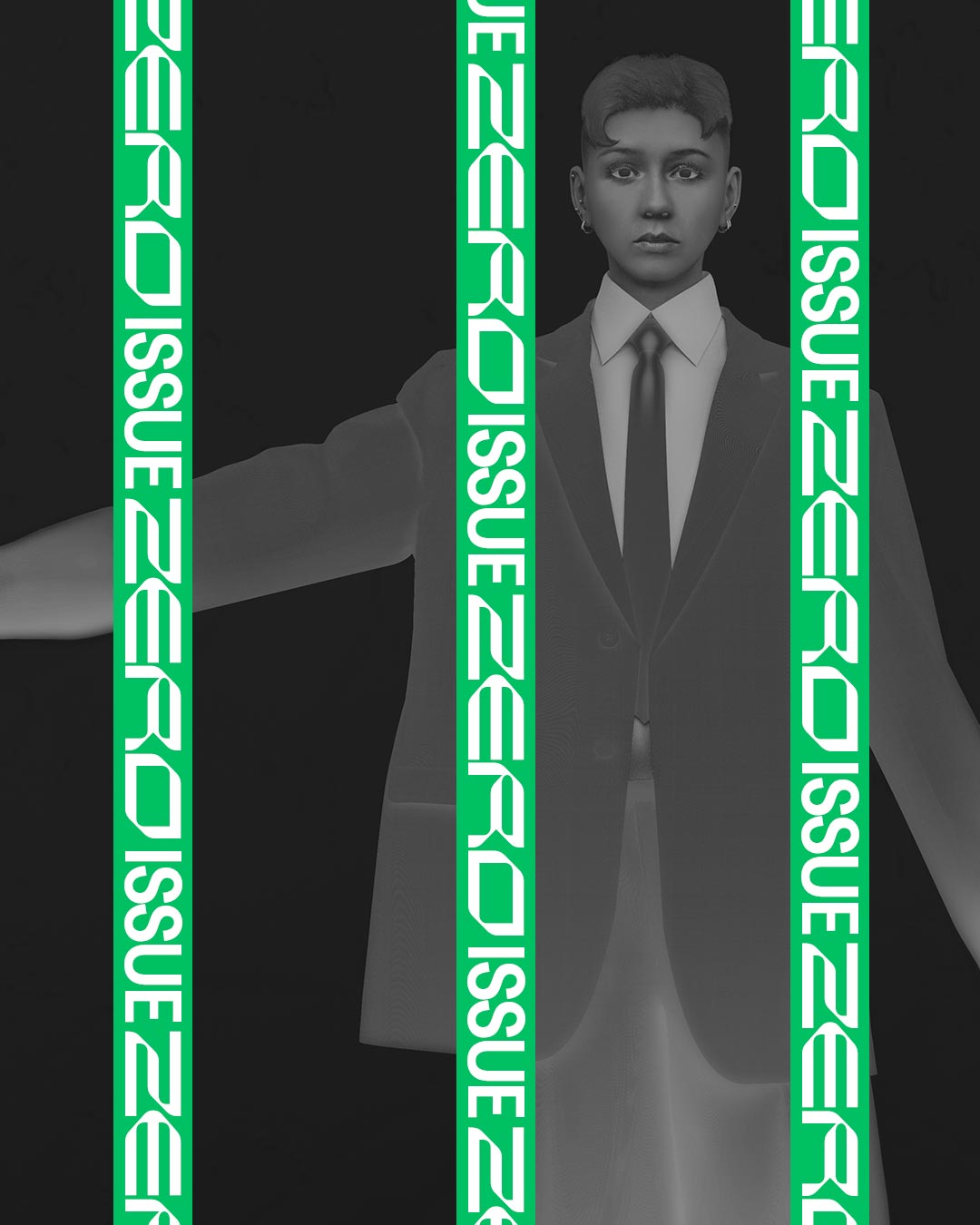  	28/43 	Nike x Dazed, Issue Zero Artwork: Cattytay