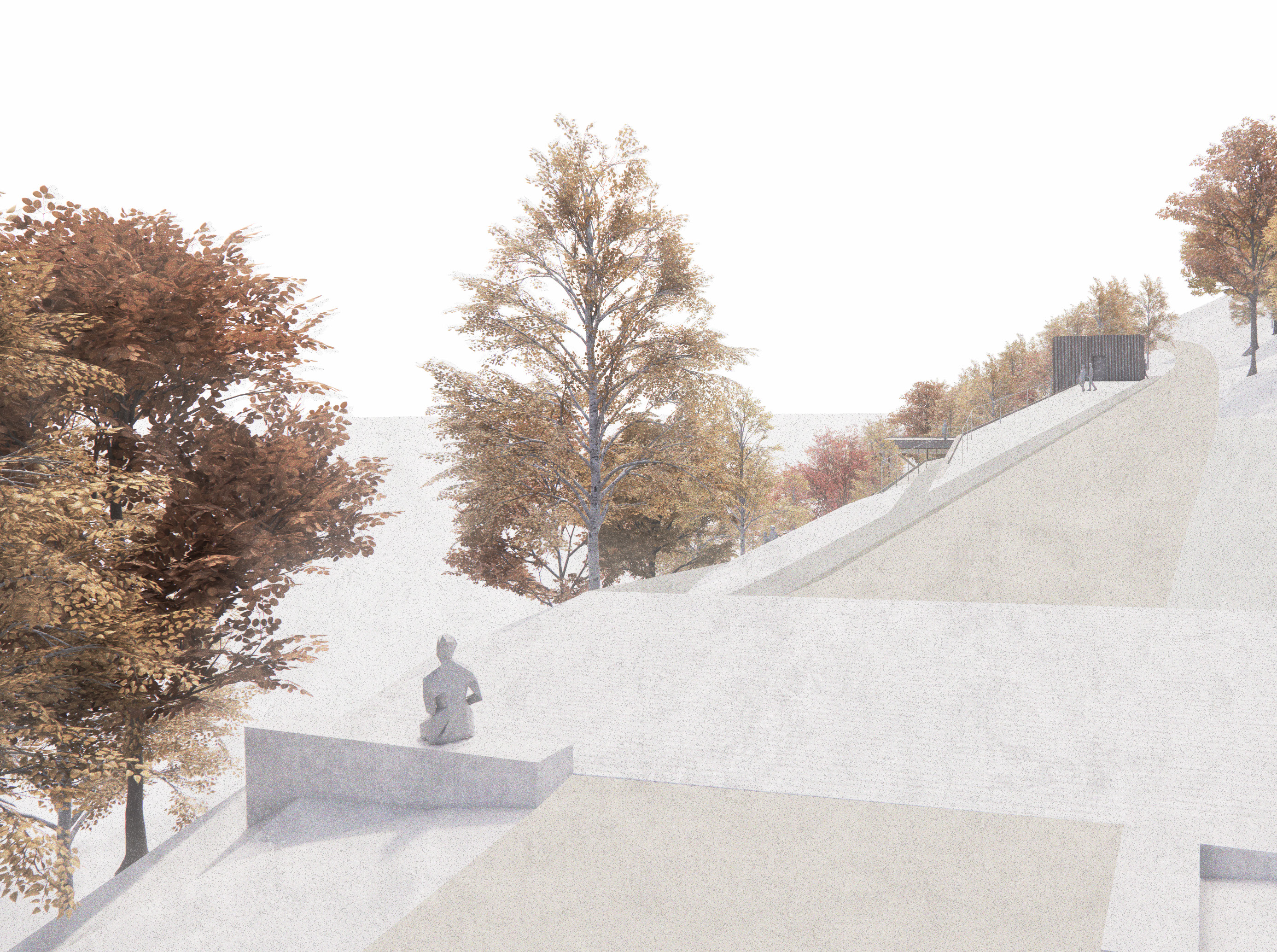 view from entrance above