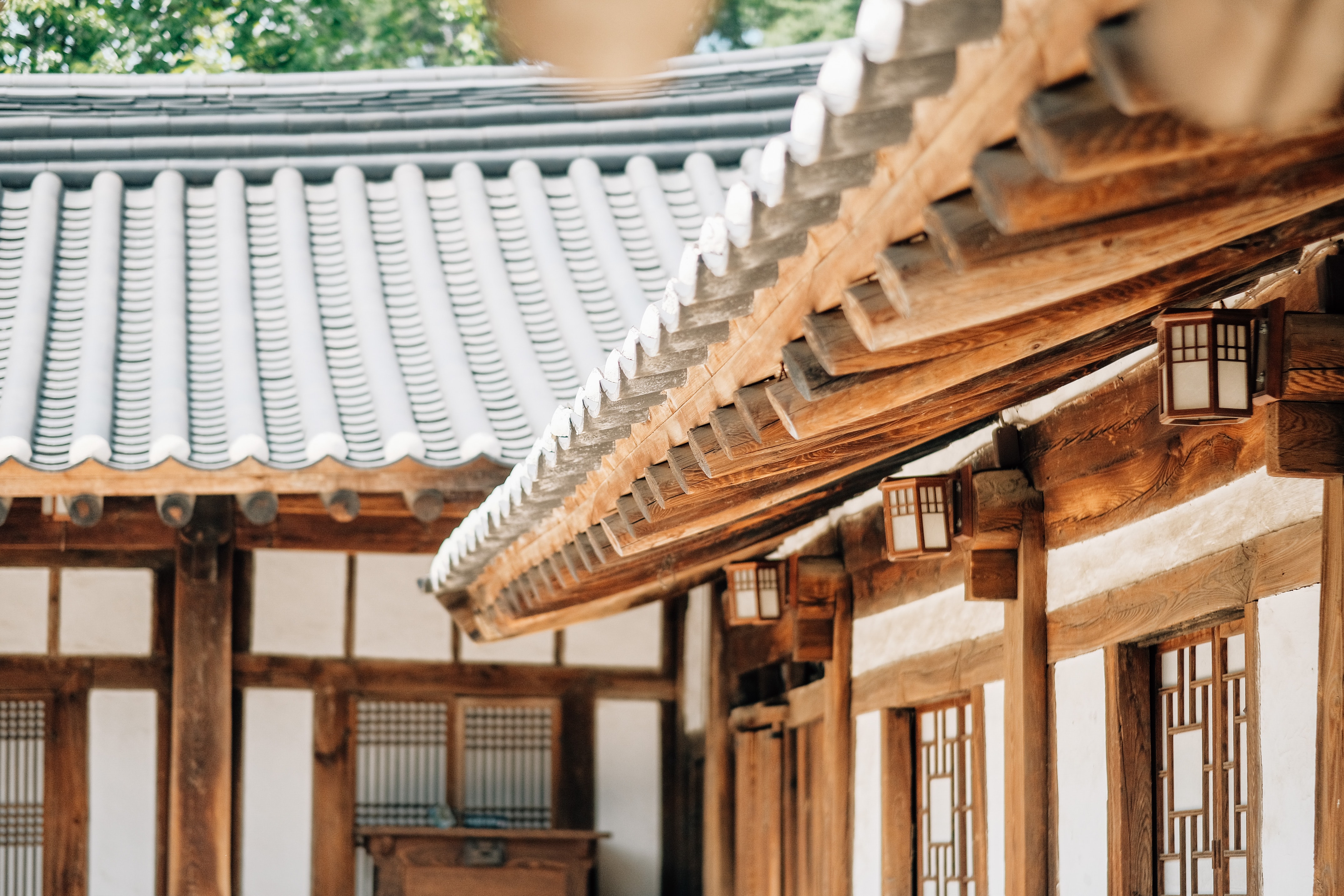 A hanok (Korean: 한옥, 韓屋) is a traditional Korean house. Hanok were first designed and built in the 14th century during the Joseon dynasty.