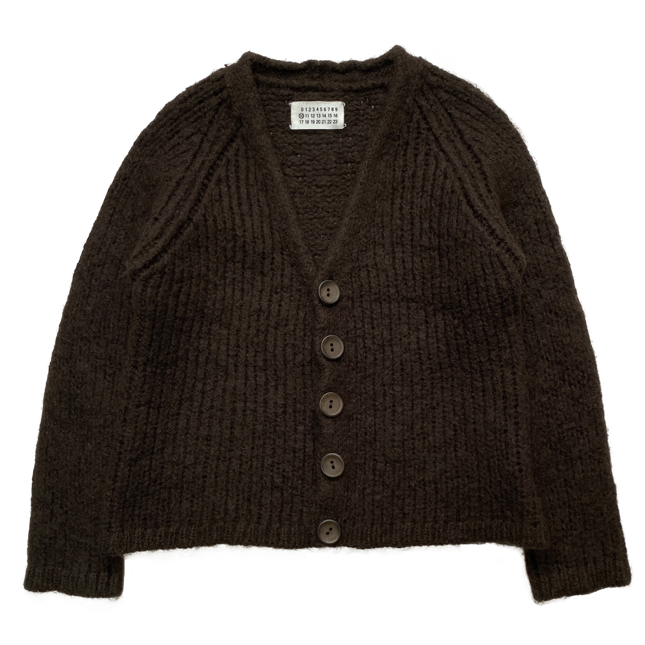 maison margiela mohair cardigan