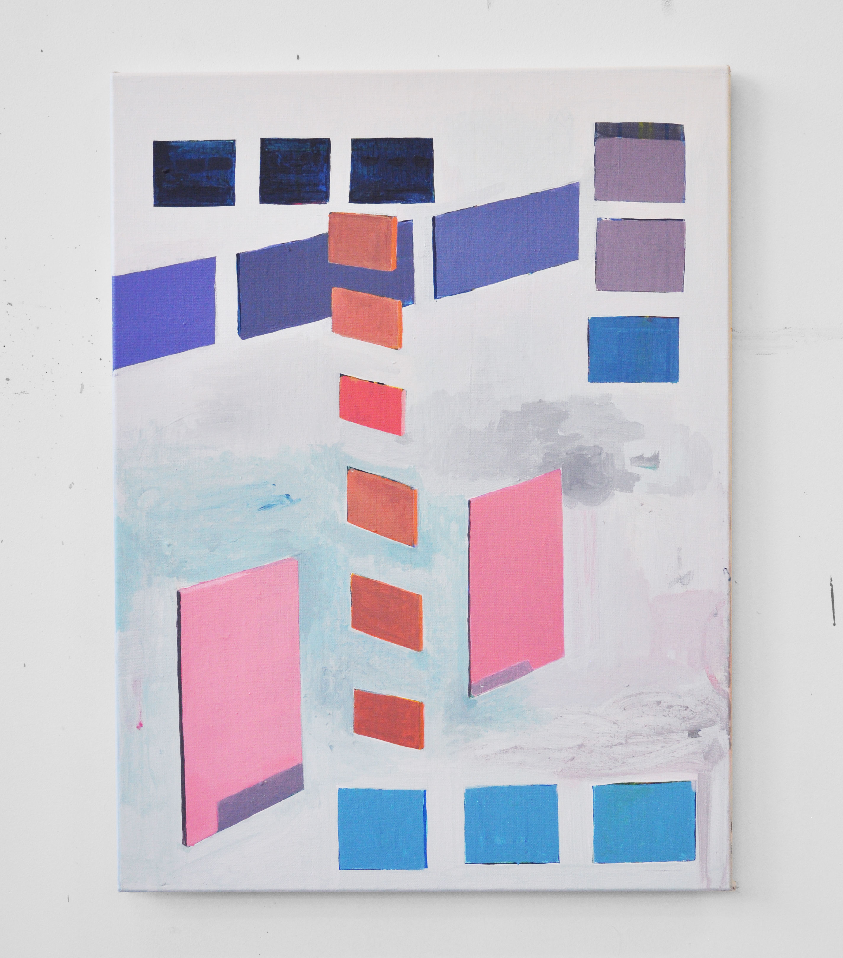 Block Universe/ Acrylics on Canvas/ 60x80