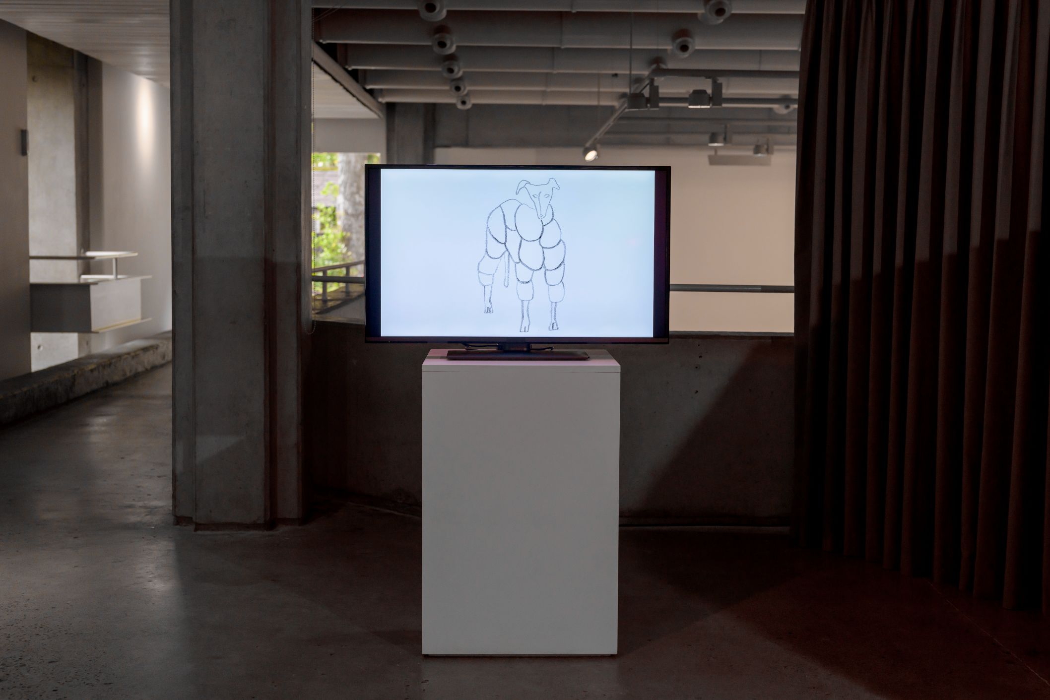Rendering New Realities: Access and Alterity, The Douglas Hyde Gallery, 2021, installation view. Photography by Louis Haugh.