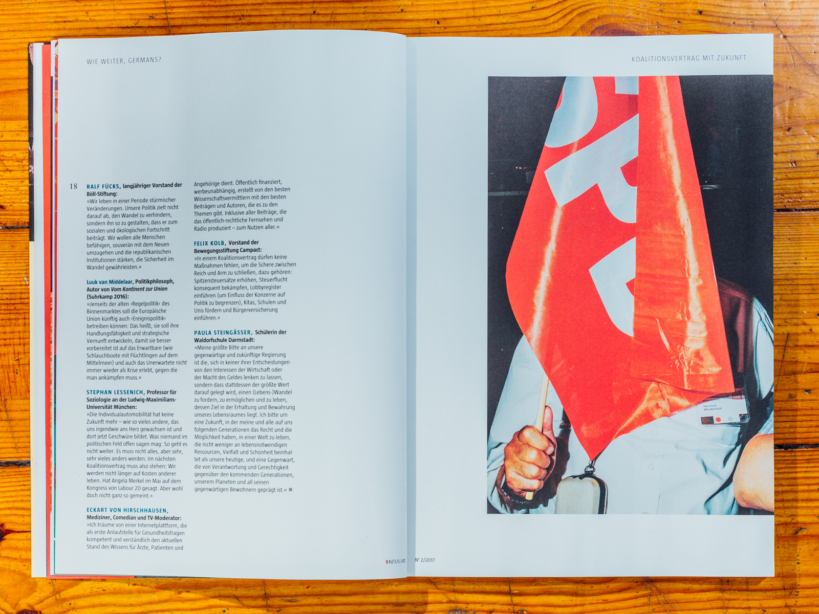 FuturZwei / meine freie Strecke "Game of Chairs" &uuml;ber Bundesparteitage bebildert das Titelthema / September 2017