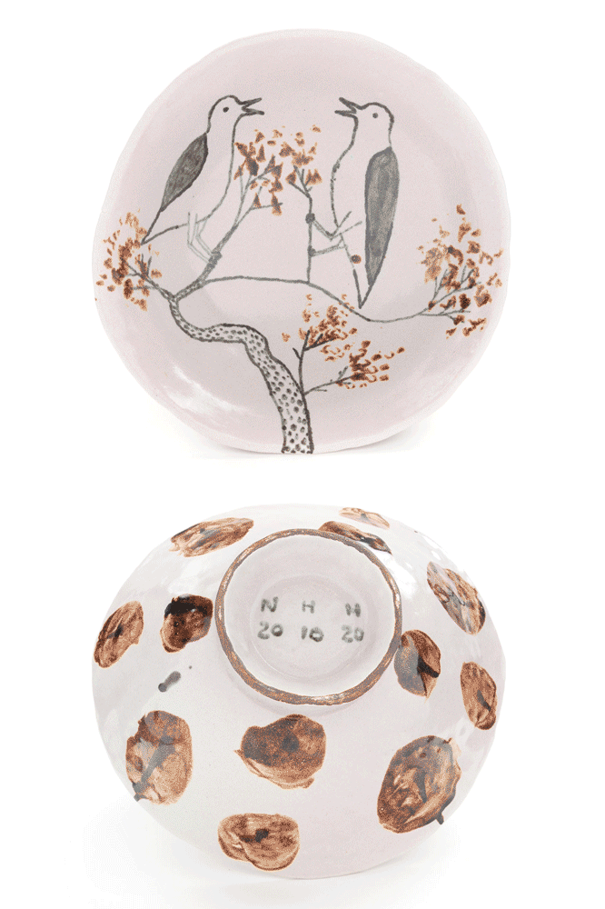 Bush of Birds deep bowls, 20 October 2020, set of 10