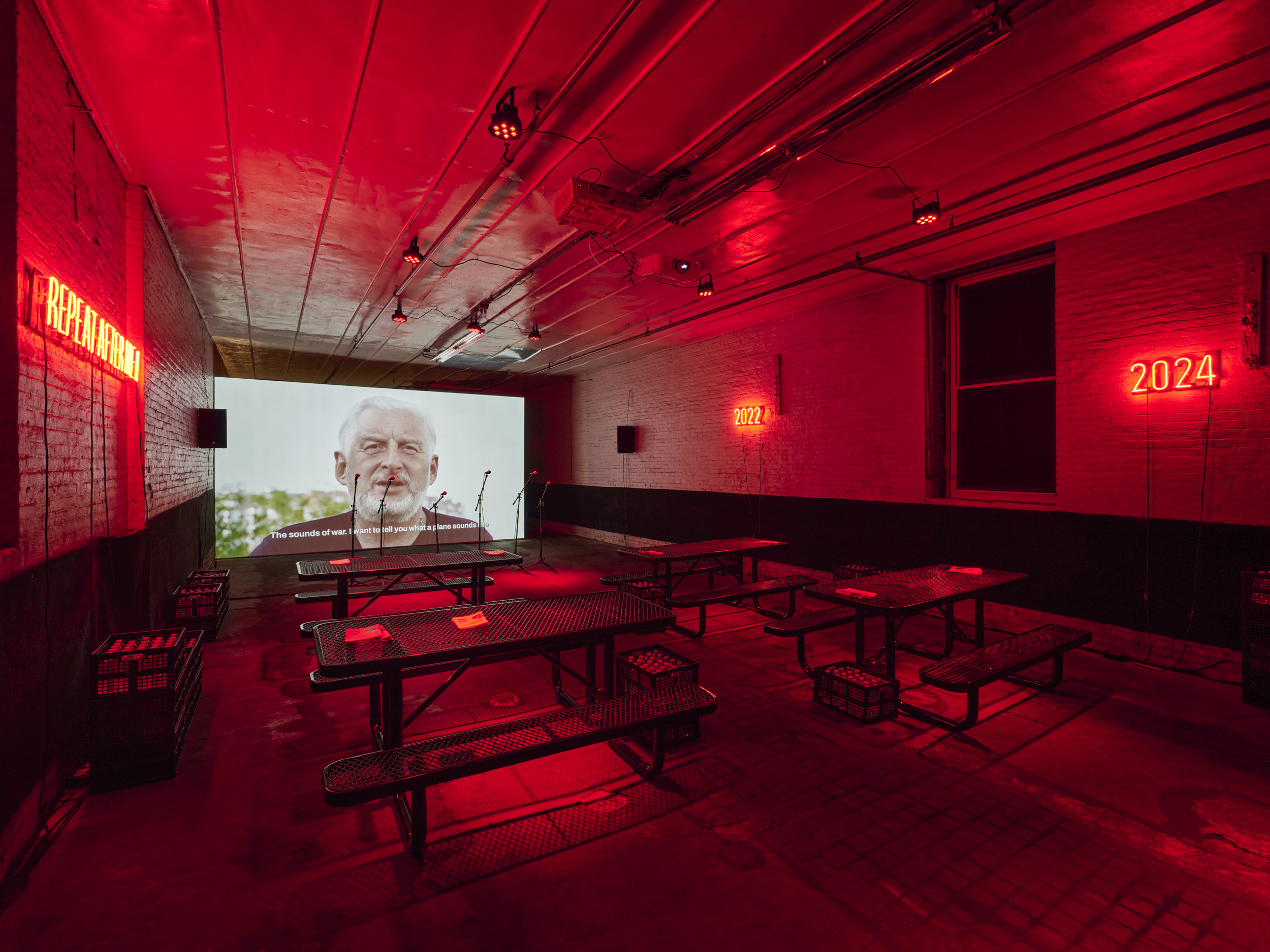 Open Group, "Repeat After Me II," 2022–2024. Installation view at 601Artspace.  Photo by Flaneurshan.studio.