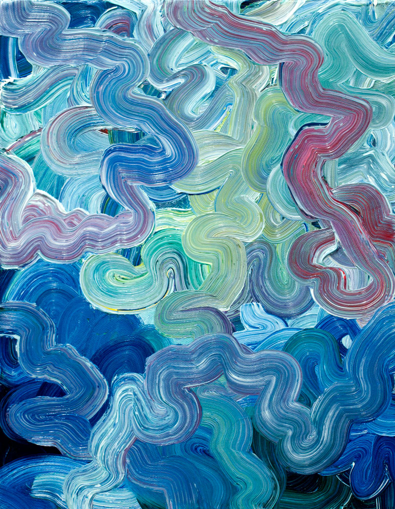 In On The (And Back), 2016, 11"x14", Oil on canvas