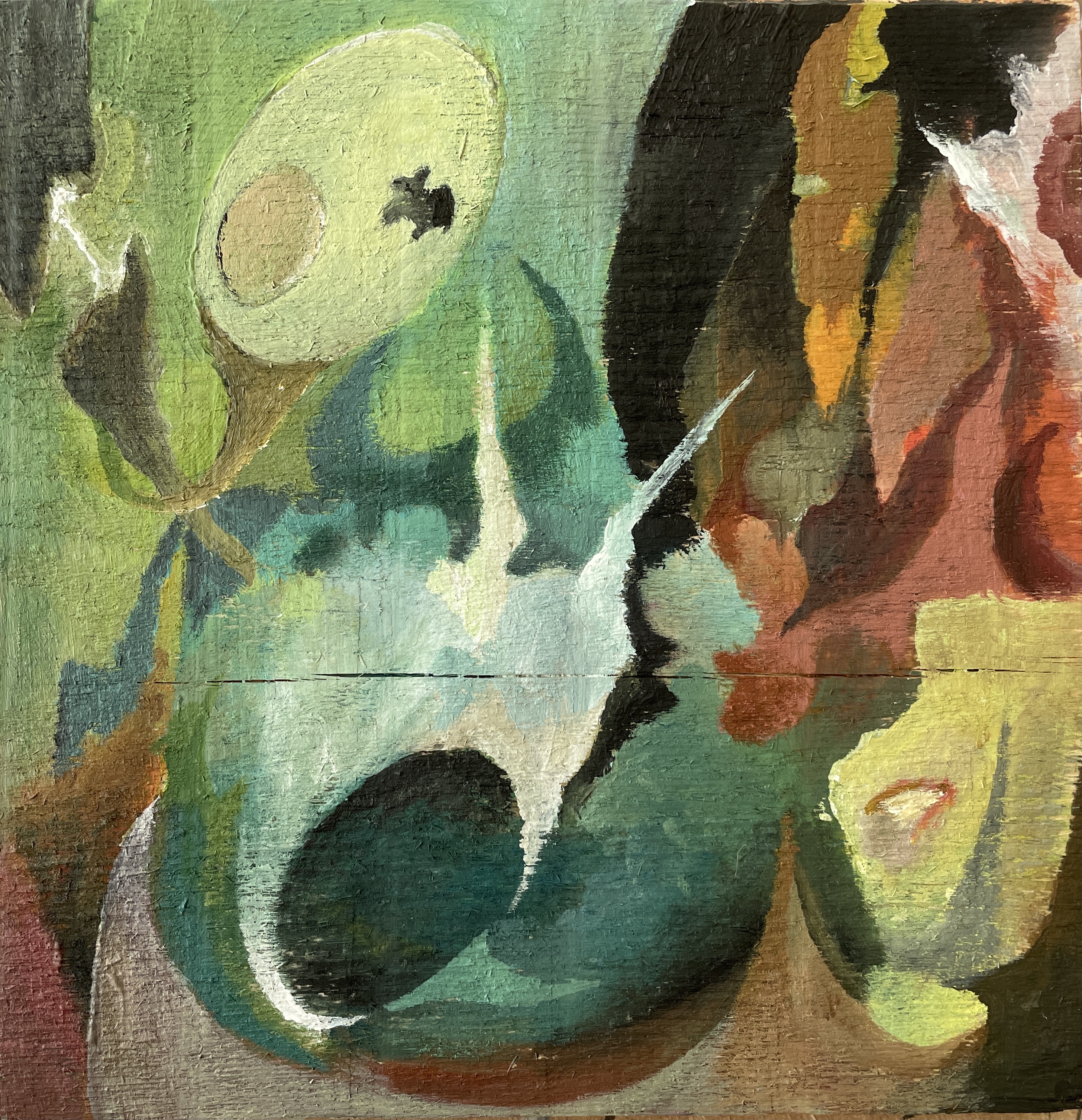 untitled, 2021, acrylic on wood