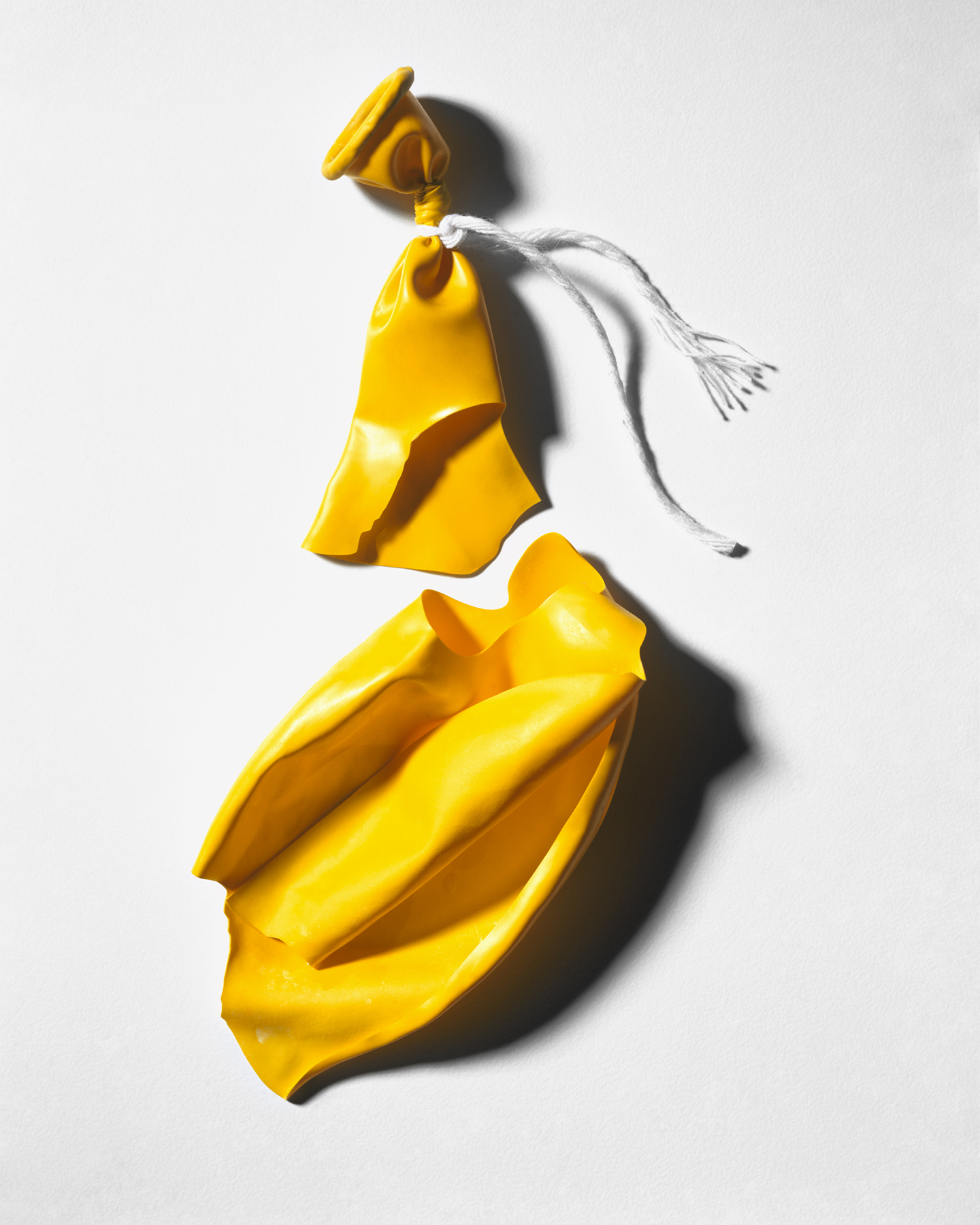 Punctured Yellow Balloon, American Still Life, 1992_1/20