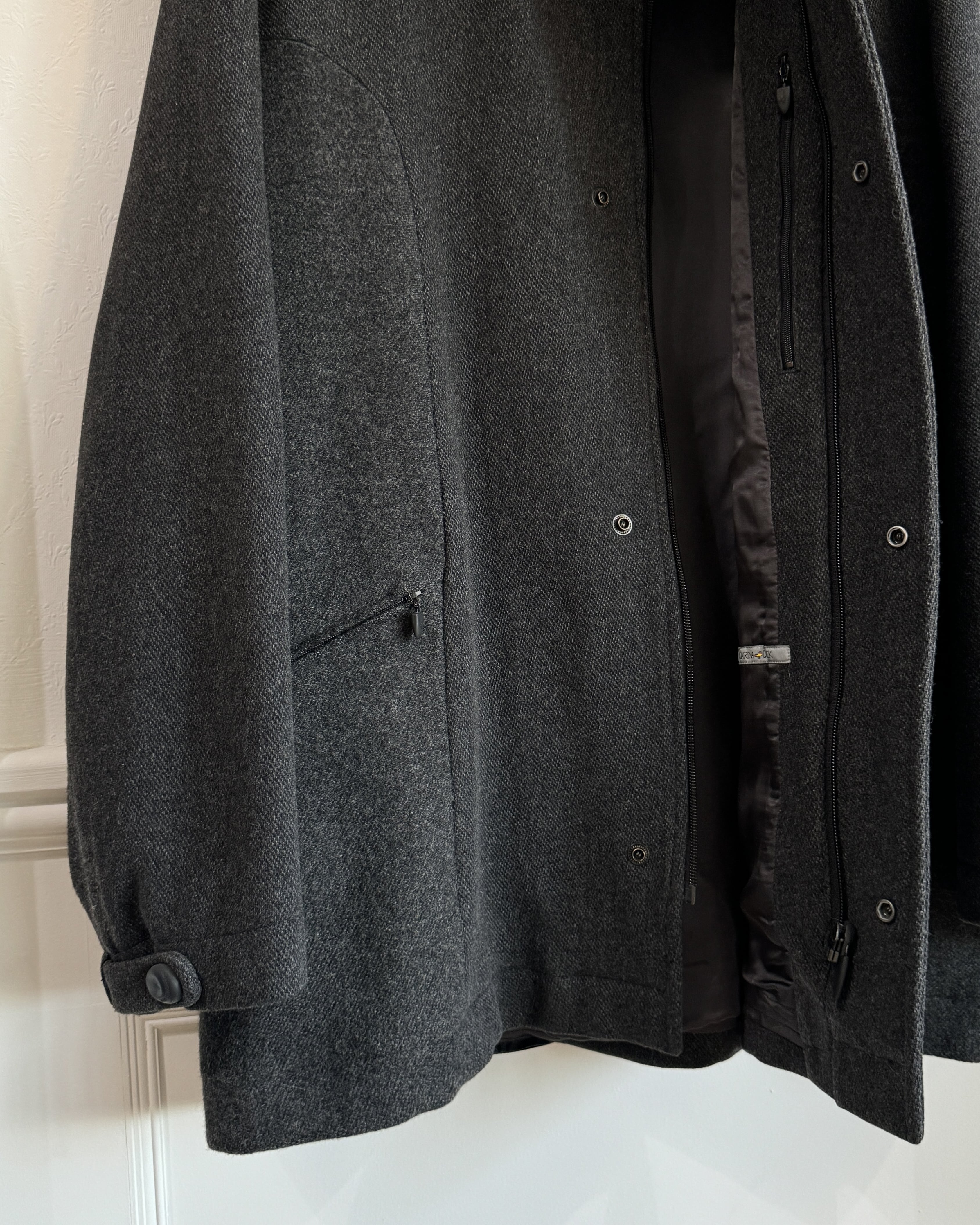 Mandarina Duck, 2000's On-Shell Wool/Nylon Coat - LA NAUSÉE