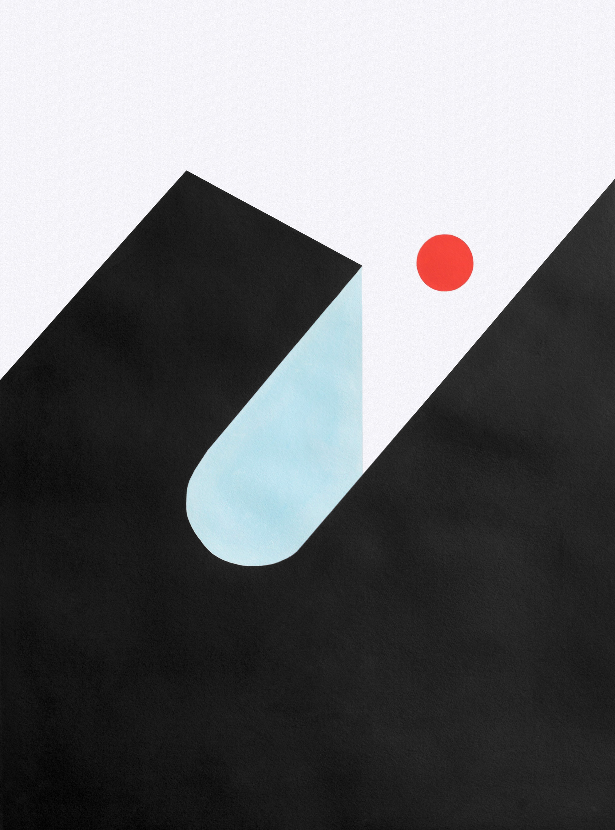 TALL WALL59 x 79 cm, framed.sold