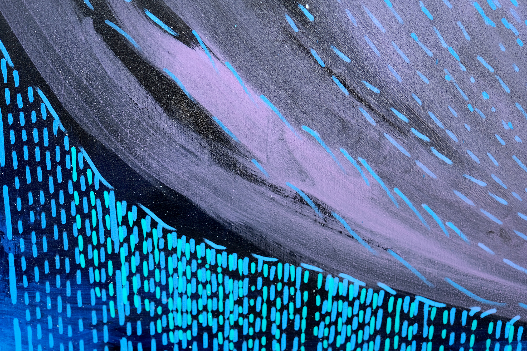 Emerge (detail)Acrylic & spray paint on wood120cm x 120cm2024