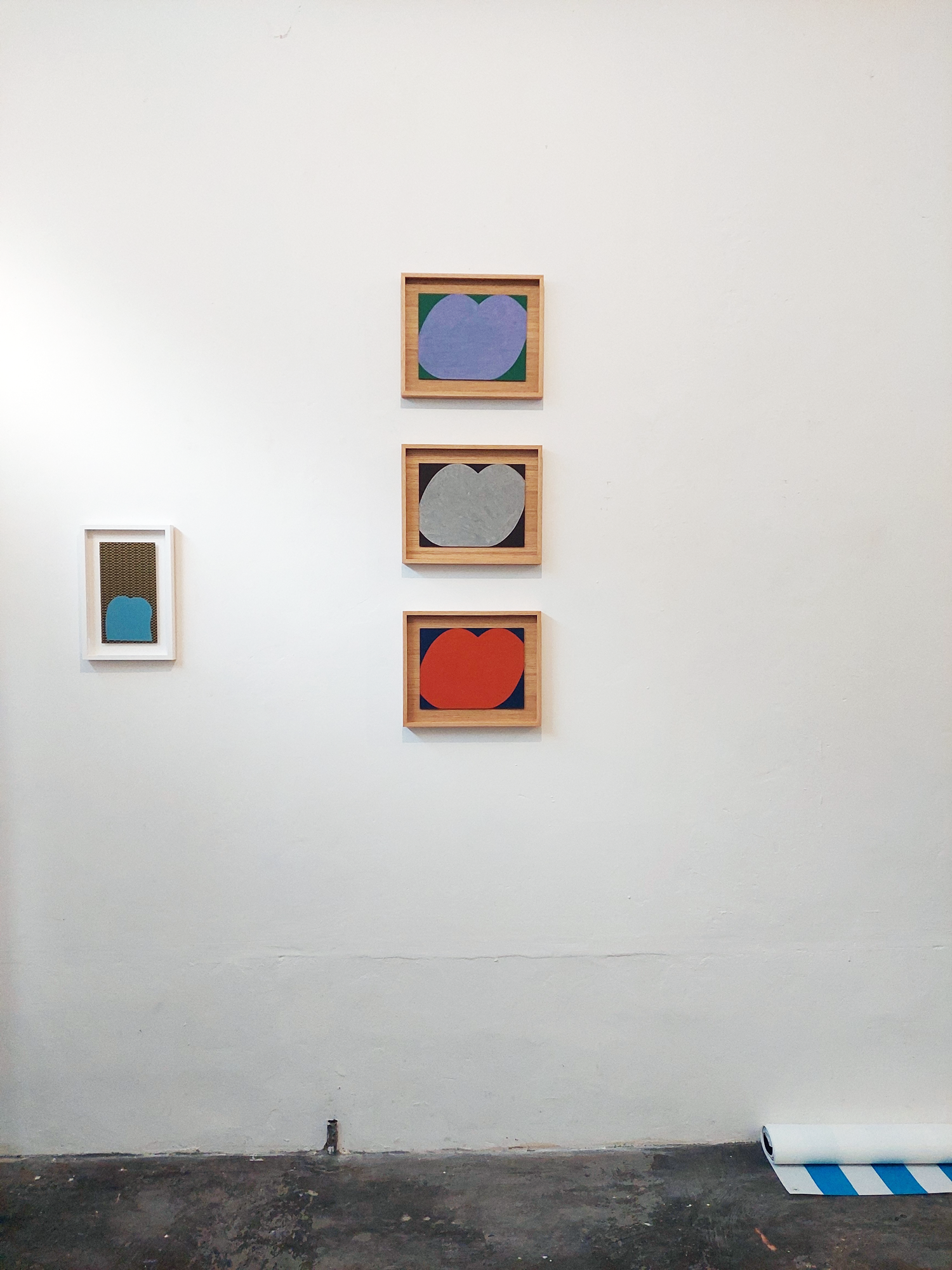 Installation view. Antoine Duchenet, David Boon, Erik Haemers. Credit : Erik Haemers