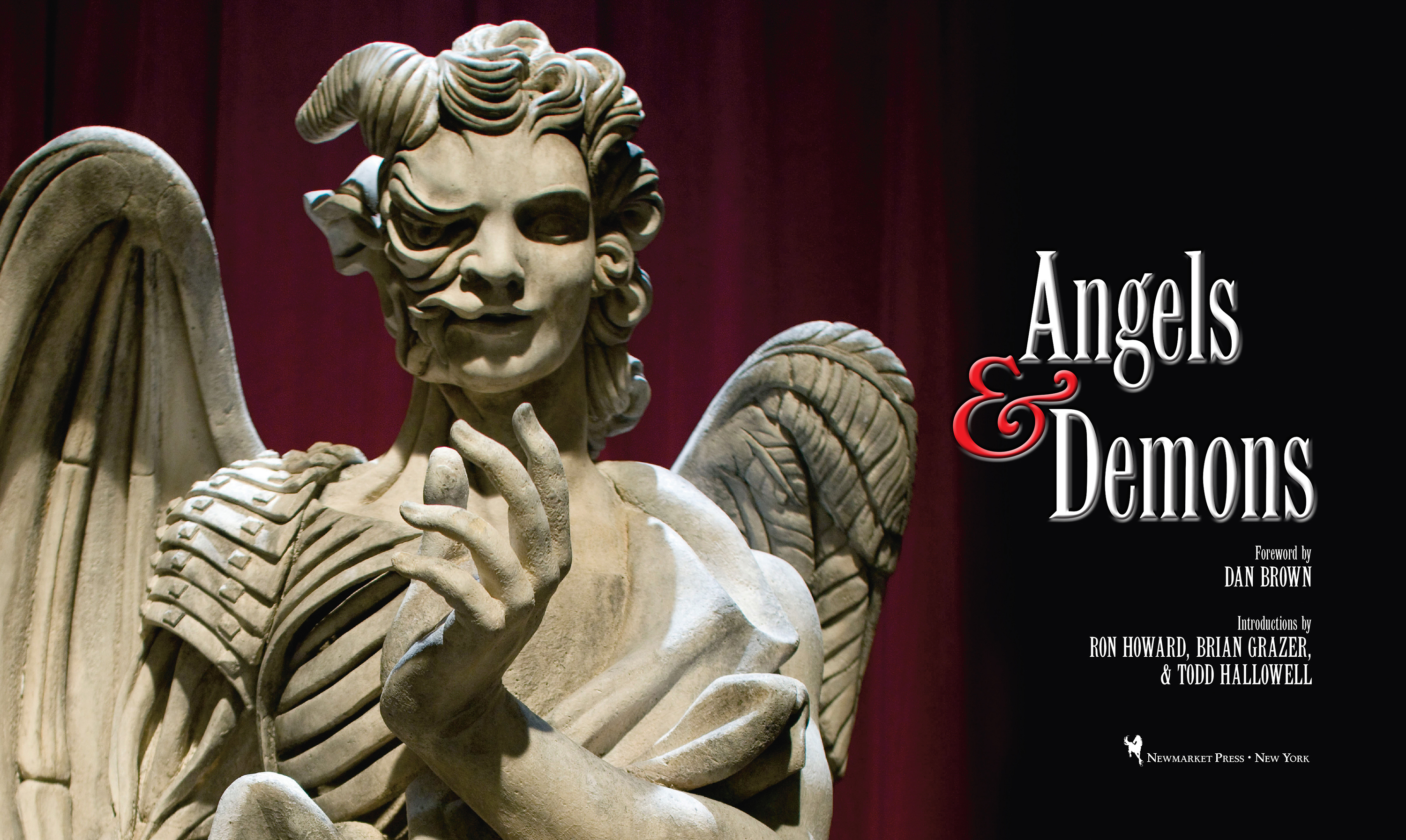 angels and demons statue
