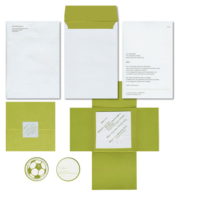 Dise&ntilde;o Invitaci&oacute;n Bar Mitsv&aacute;