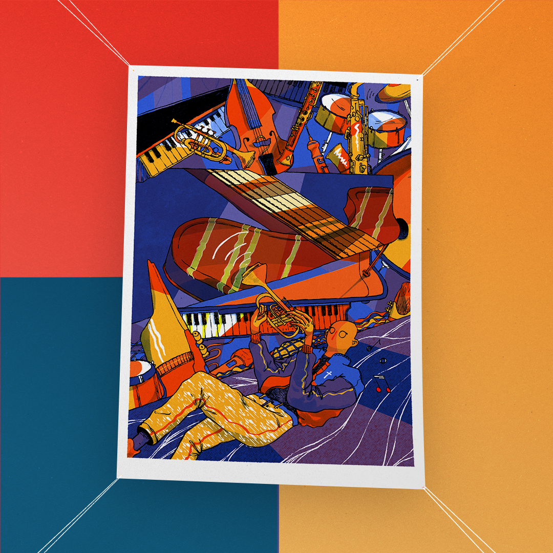 History of Jazz - Risograph