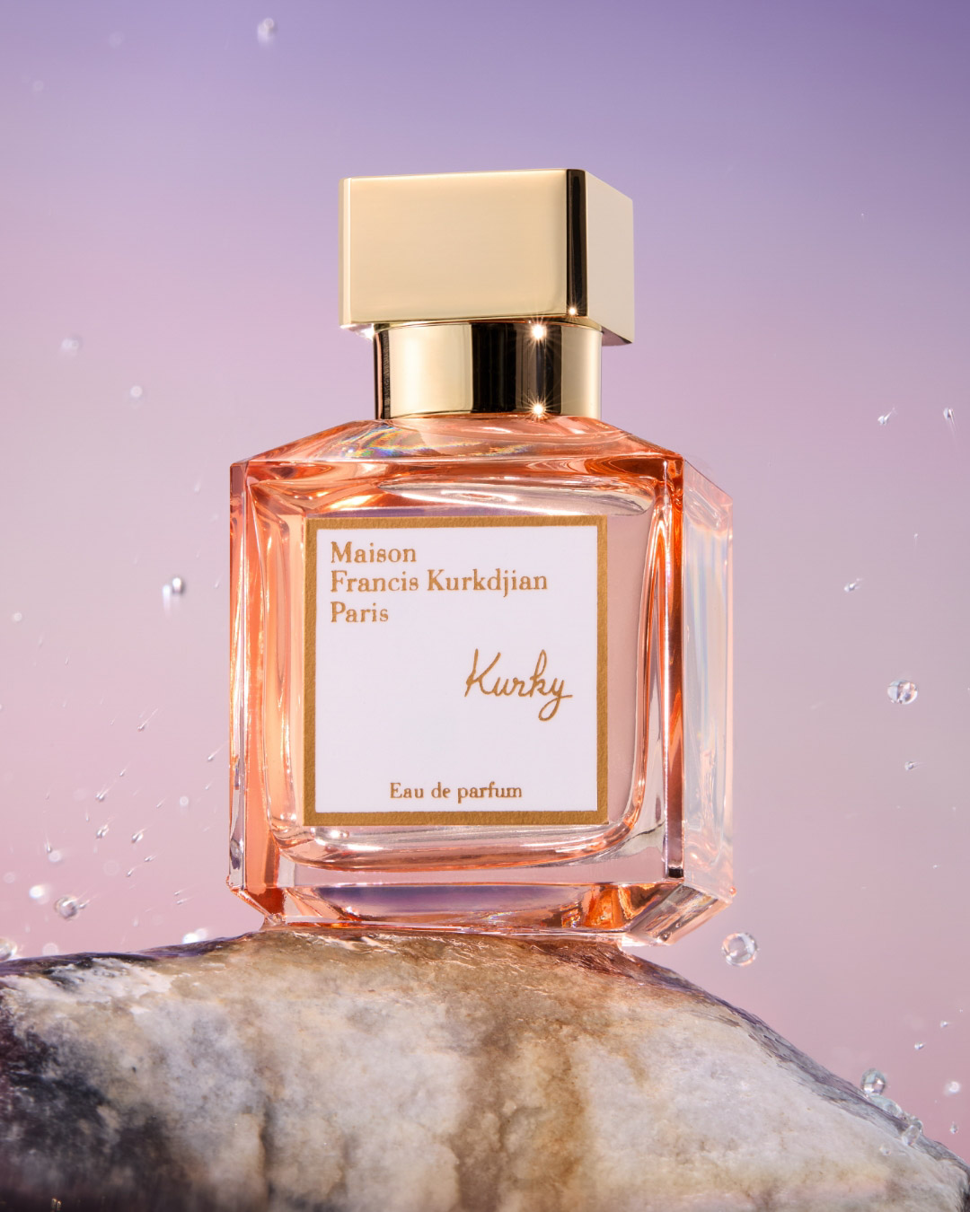 KMA photographer Vincent Gapaillard shoots film of light yellow perfume bottle underwater for Byredo