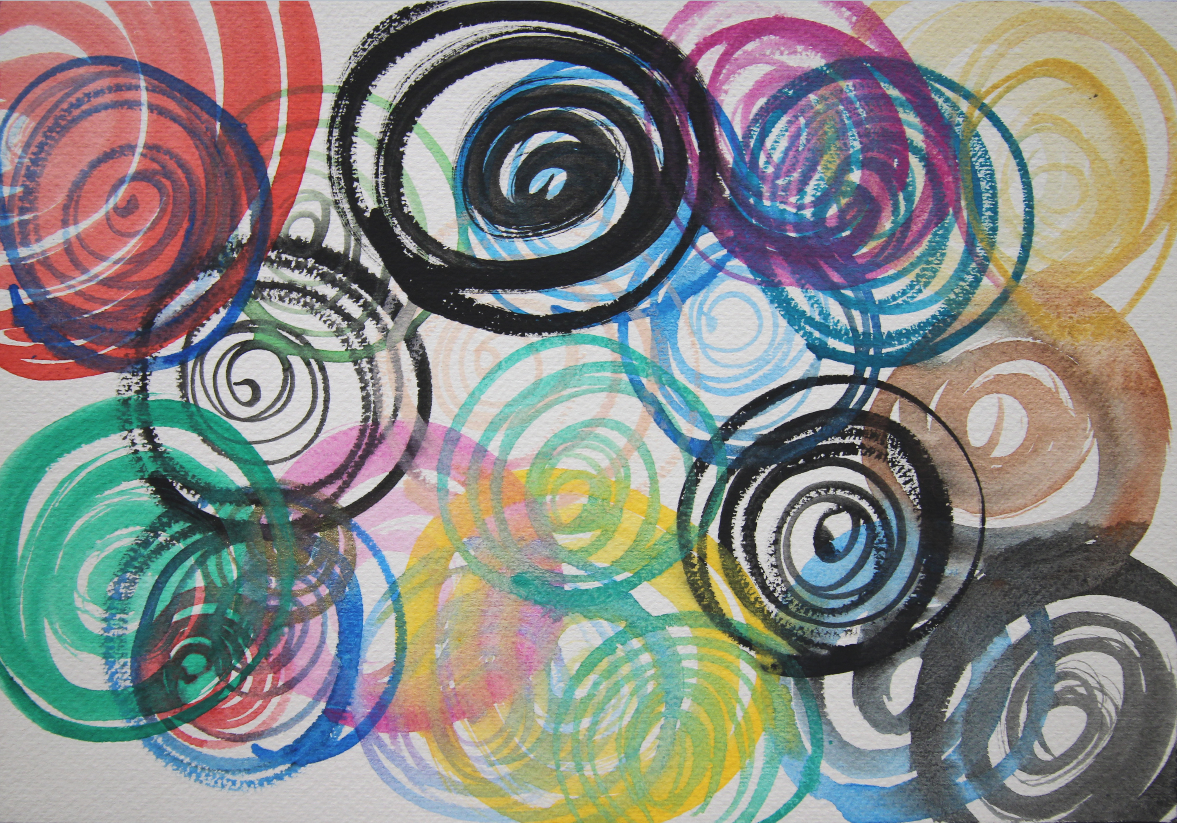 Untitled, 2003. Watercolor on paper, 18 x 26 cm.